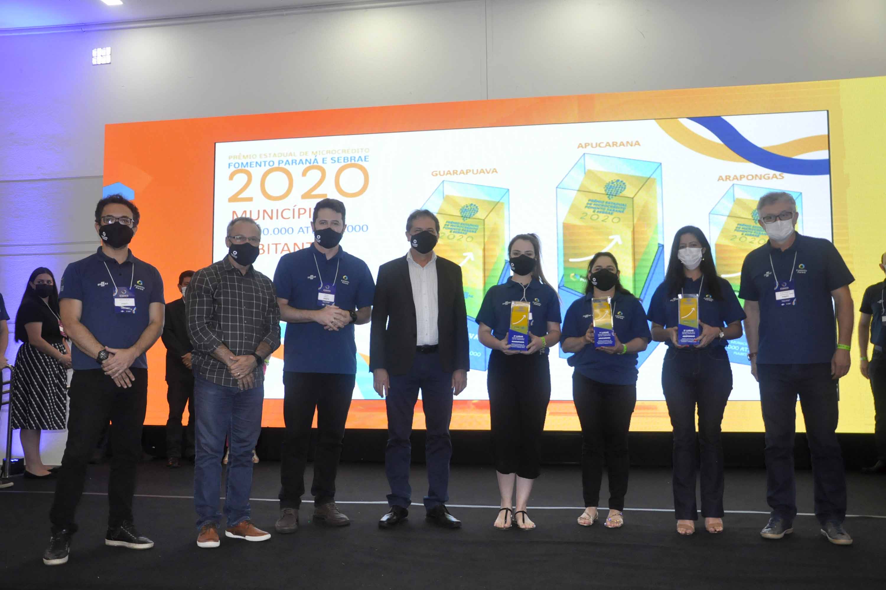 Prêmio Estadual de Microcrédito Fomento Paraná e Sebrae 2020. Foto: Luciano Patzsch/ Fomento Paraná