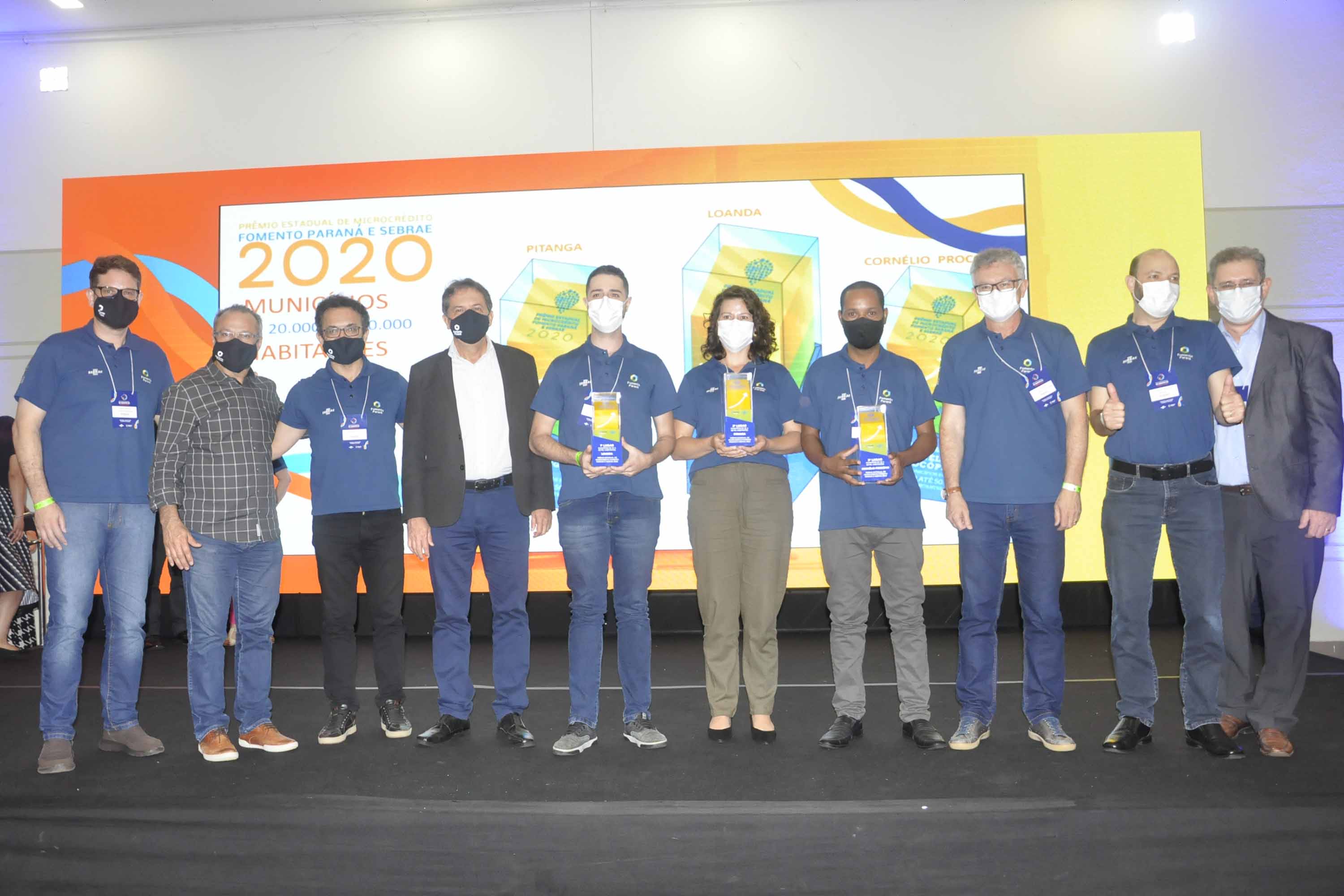 Prêmio Estadual de Microcrédito Fomento Paraná e Sebrae 2020. Foto: Luciano Patzsch/ Fomento Paraná