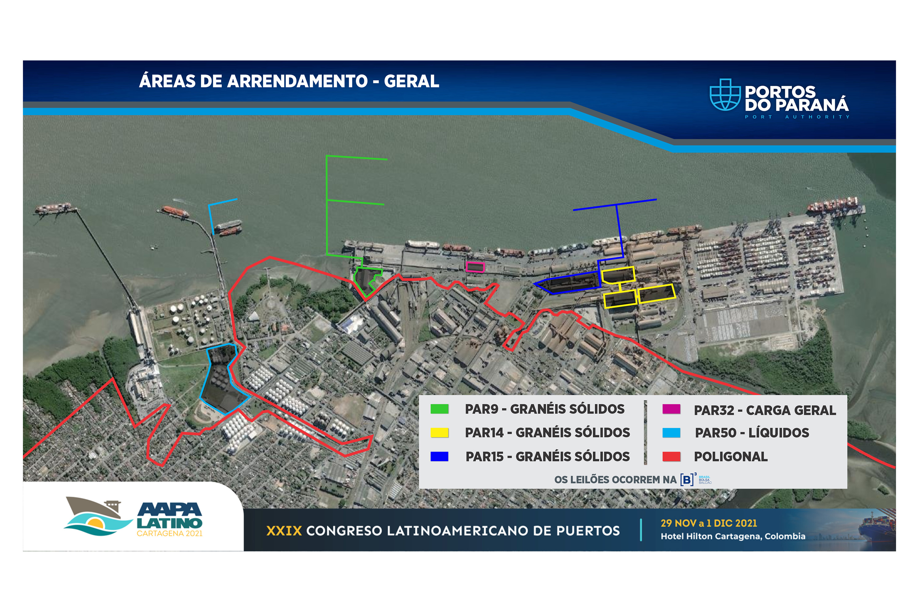 Portos do Paraná apresenta projetos estruturantes em evento internacional - Paranaguá, 29/11/2021 - Foto: Cesar Alberto Teixeira de Oliveira