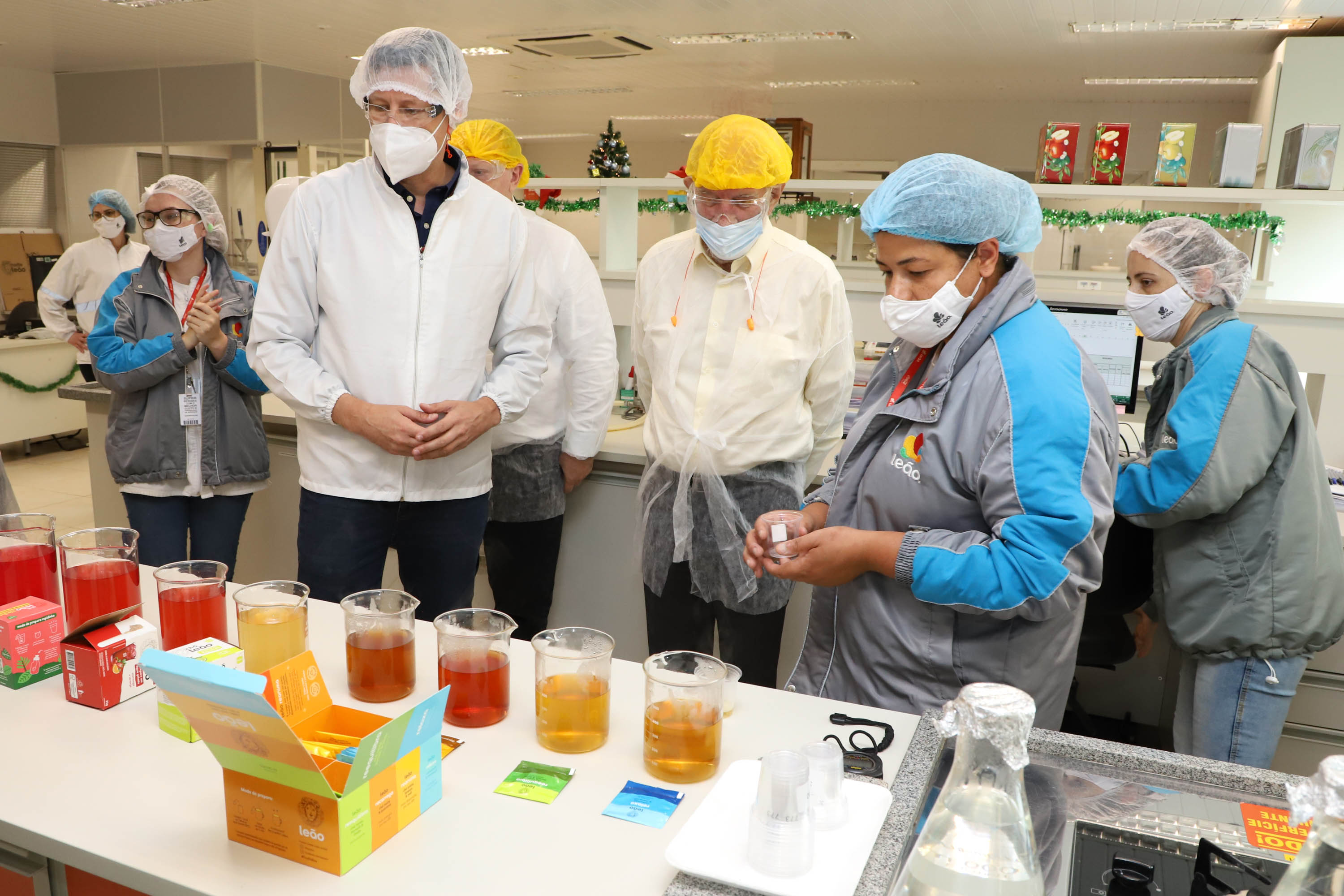 Vice Governador Darci Piana  Visita Fabrica de Chá Leão em Fazenda Rio Grande.