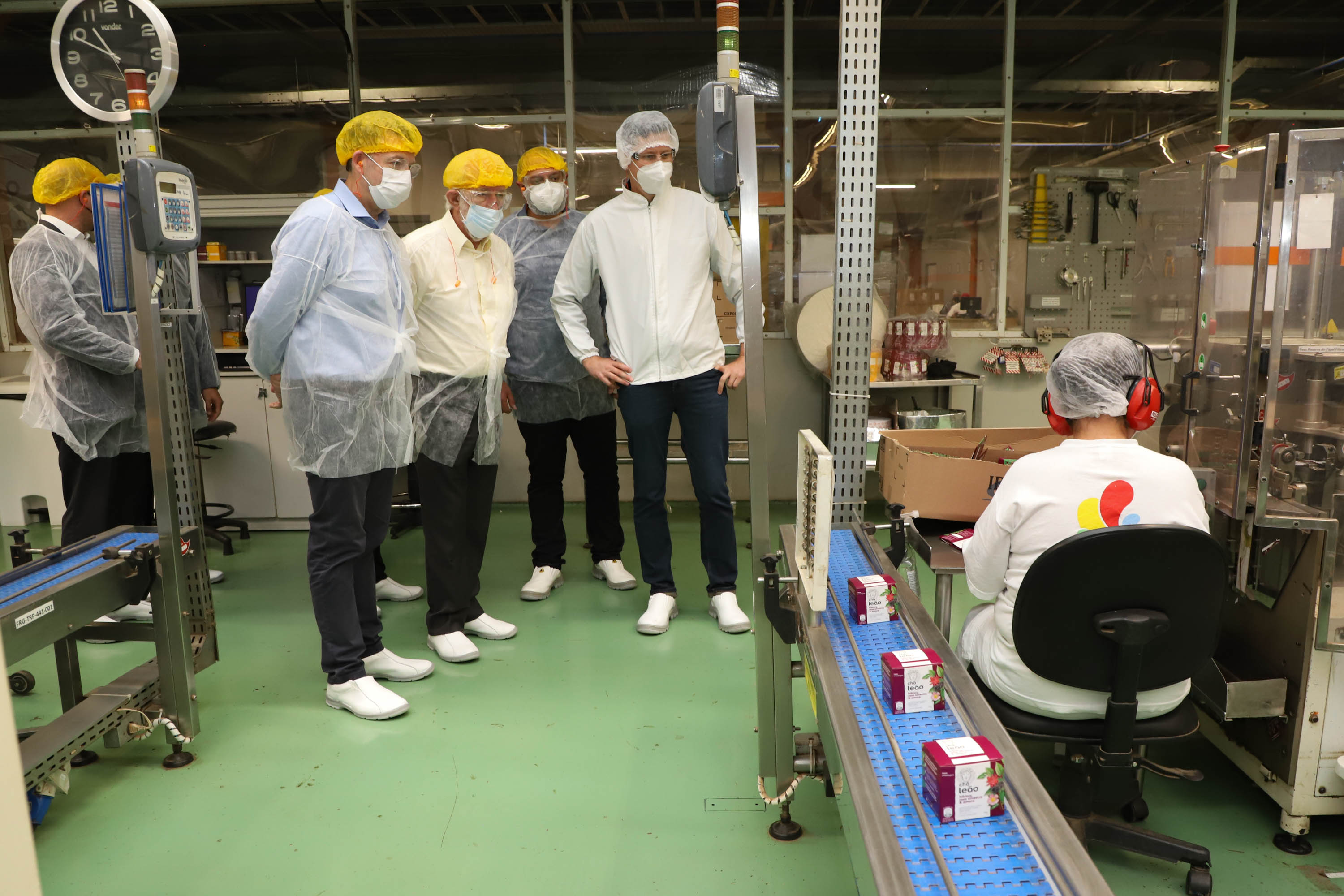 Vice Governador Darci Piana  Visita Fabrica de Chá Leão em Fazenda Rio Grande.