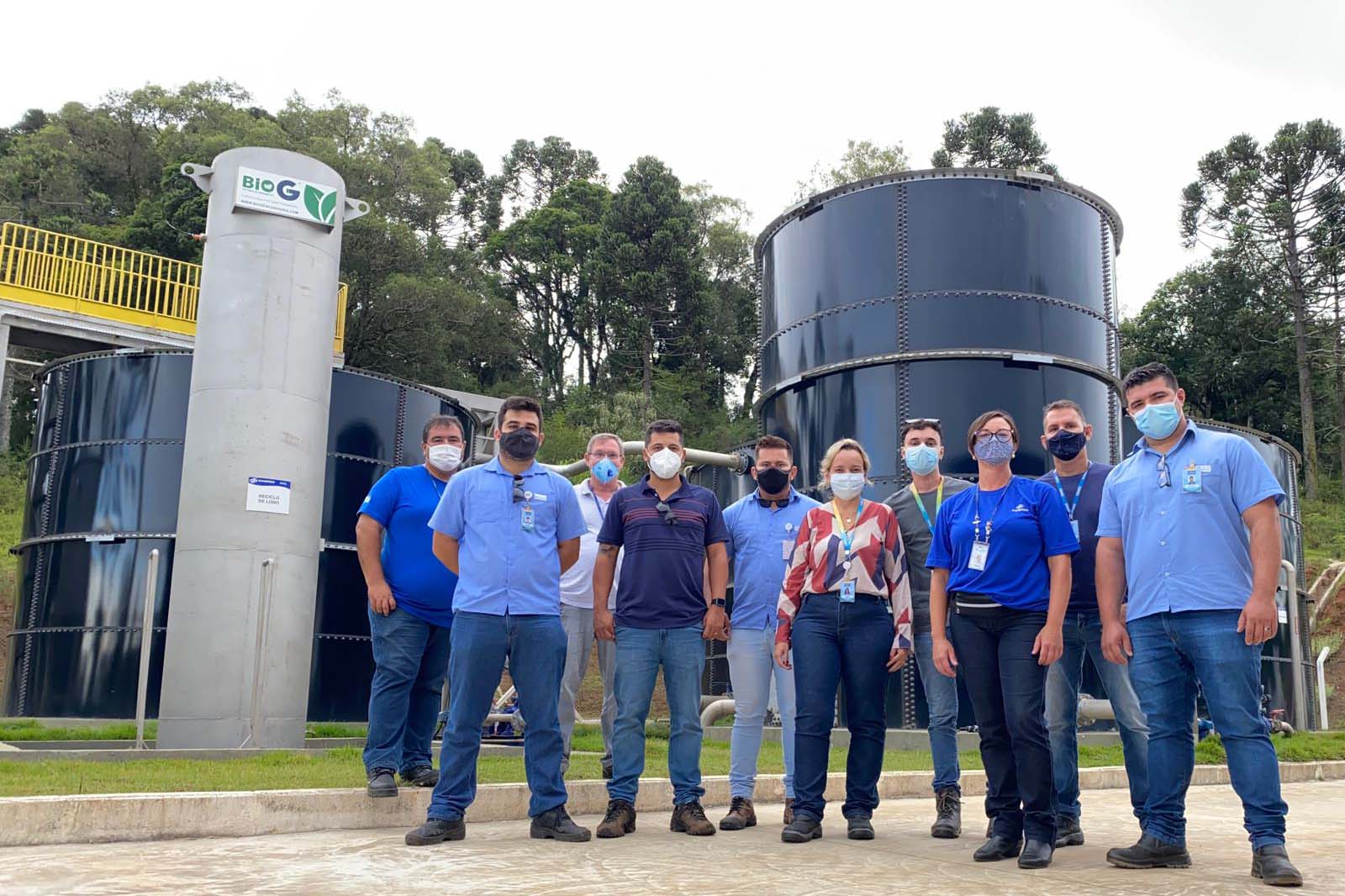 Profissionais da Copasa visitam unidades da Sanepar em Guarapuava e Curitiba