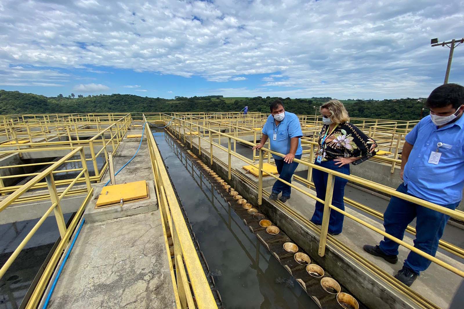 Profissionais da Copasa visitam unidades da Sanepar em Guarapuava e Curitiba