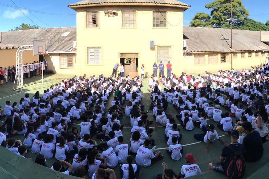 Durante esta semana, em todo o estado, as unidades escolares estaduais e as parceiras da Secretaria da Educação e do Esporte (SEED) realizaram o simulado de abandono.