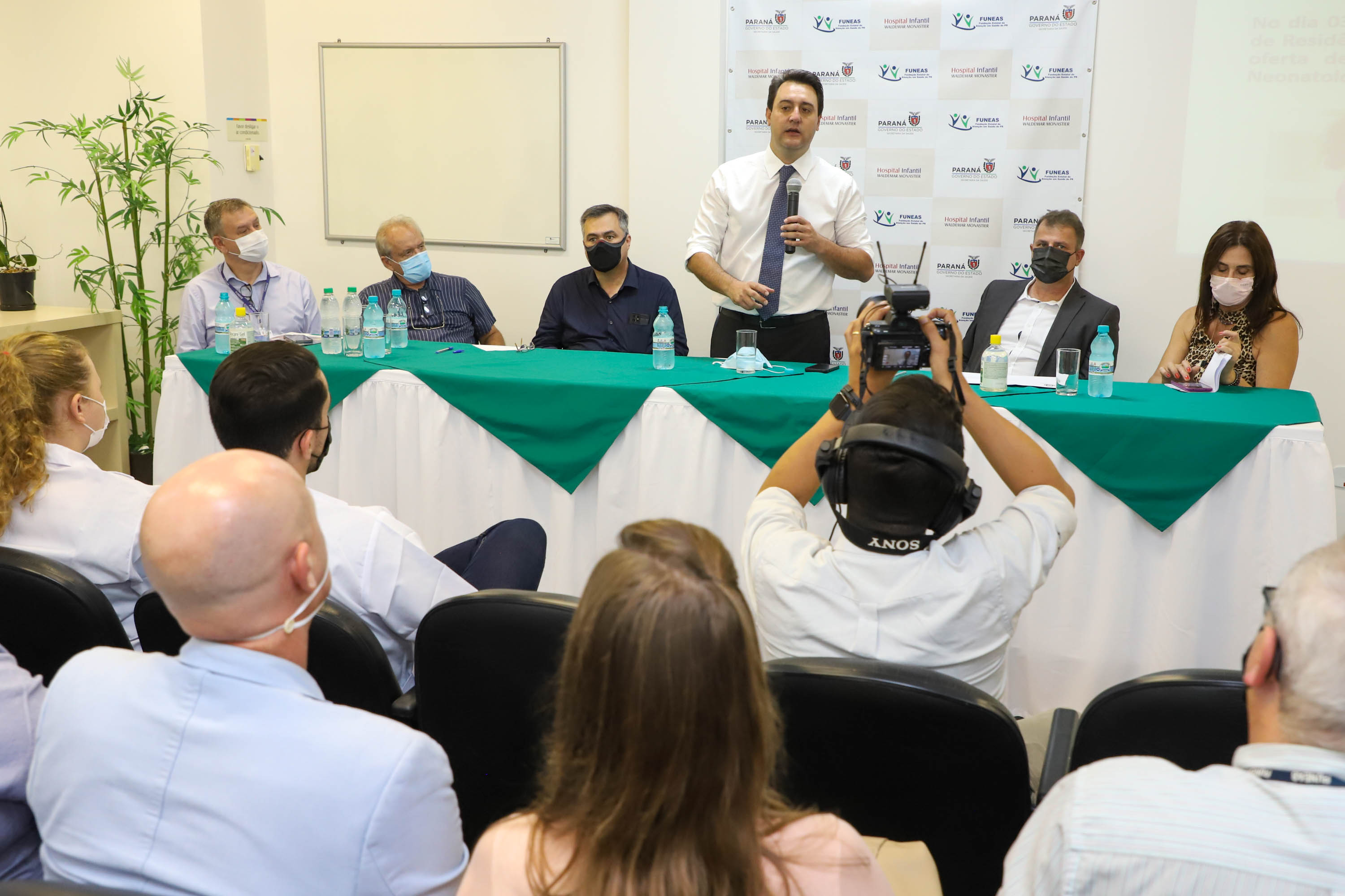 Governador anuncia mais de R$ 4,3 milhões em investimentos para o Hospital Infantil Waldemar Monastier