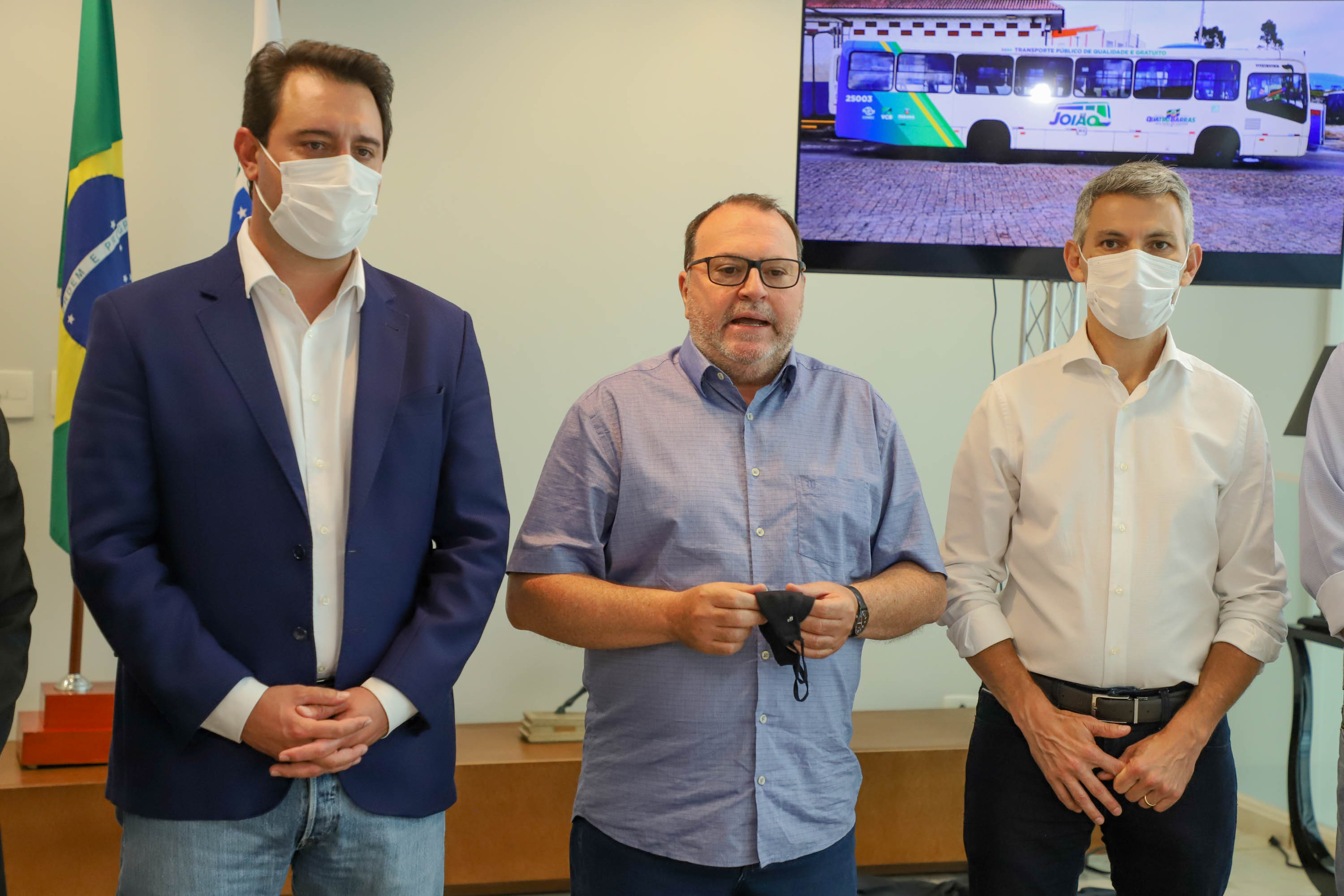 Com apoio do Estado, Quatro Barras terá tarifa zero para o transporte coletivo