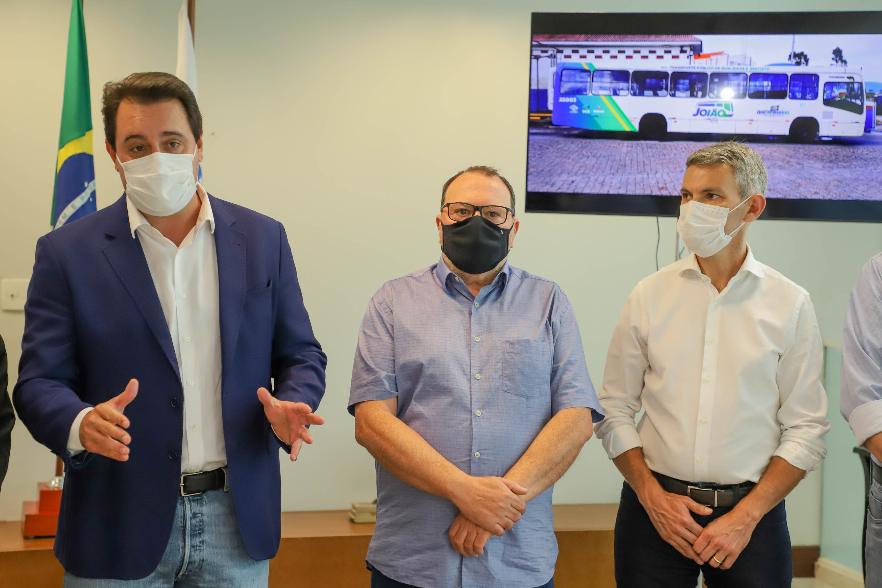 Com apoio do Estado, Quatro Barras terá tarifa zero para o transporte coletivo