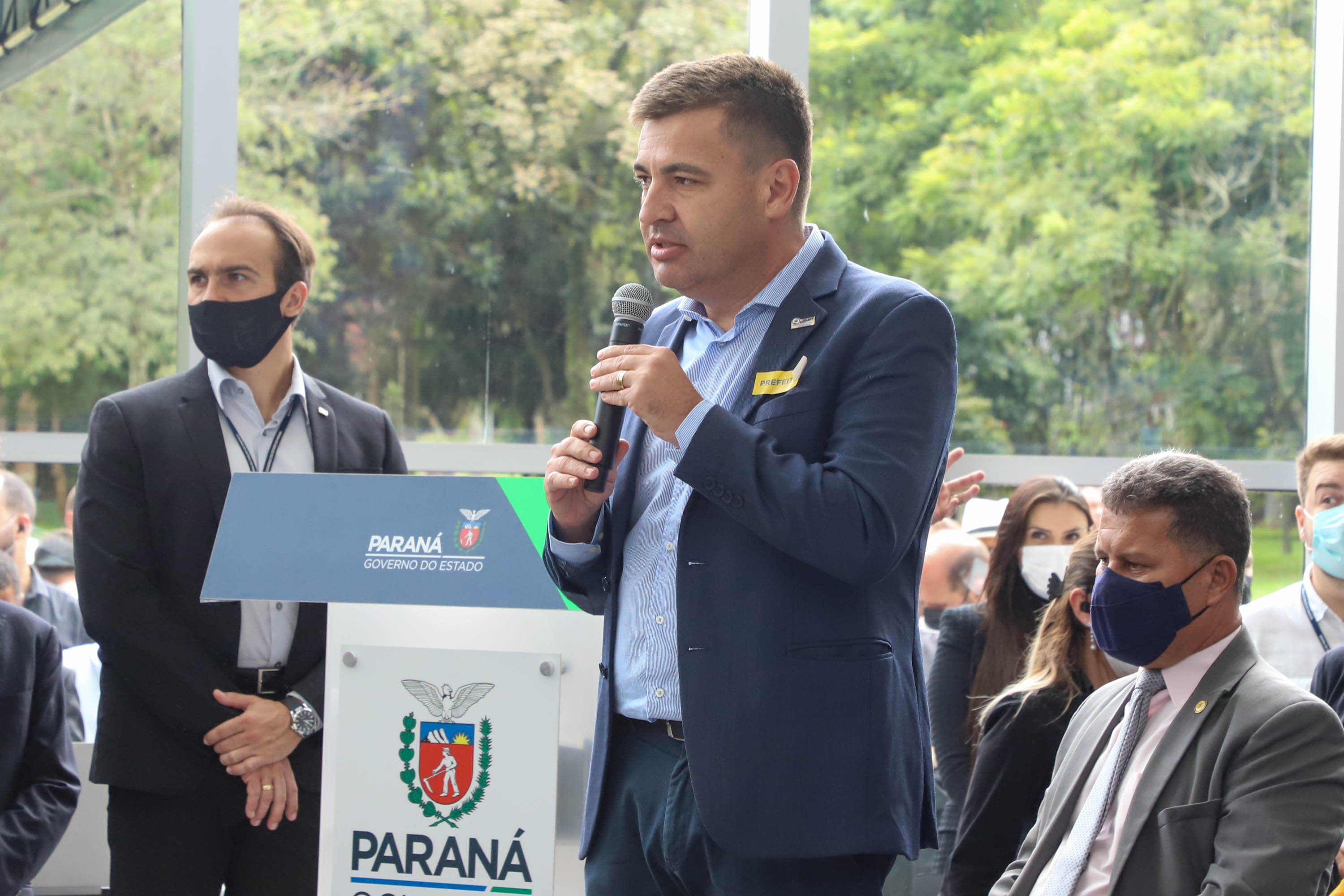 Governador Carlos Massa Ratinho Junior Libera 420 Milhoes para açoes de Desenvolvimento Urbano em quase 300 Municipios do Estado. Foto: Ari Dias/ AEN.