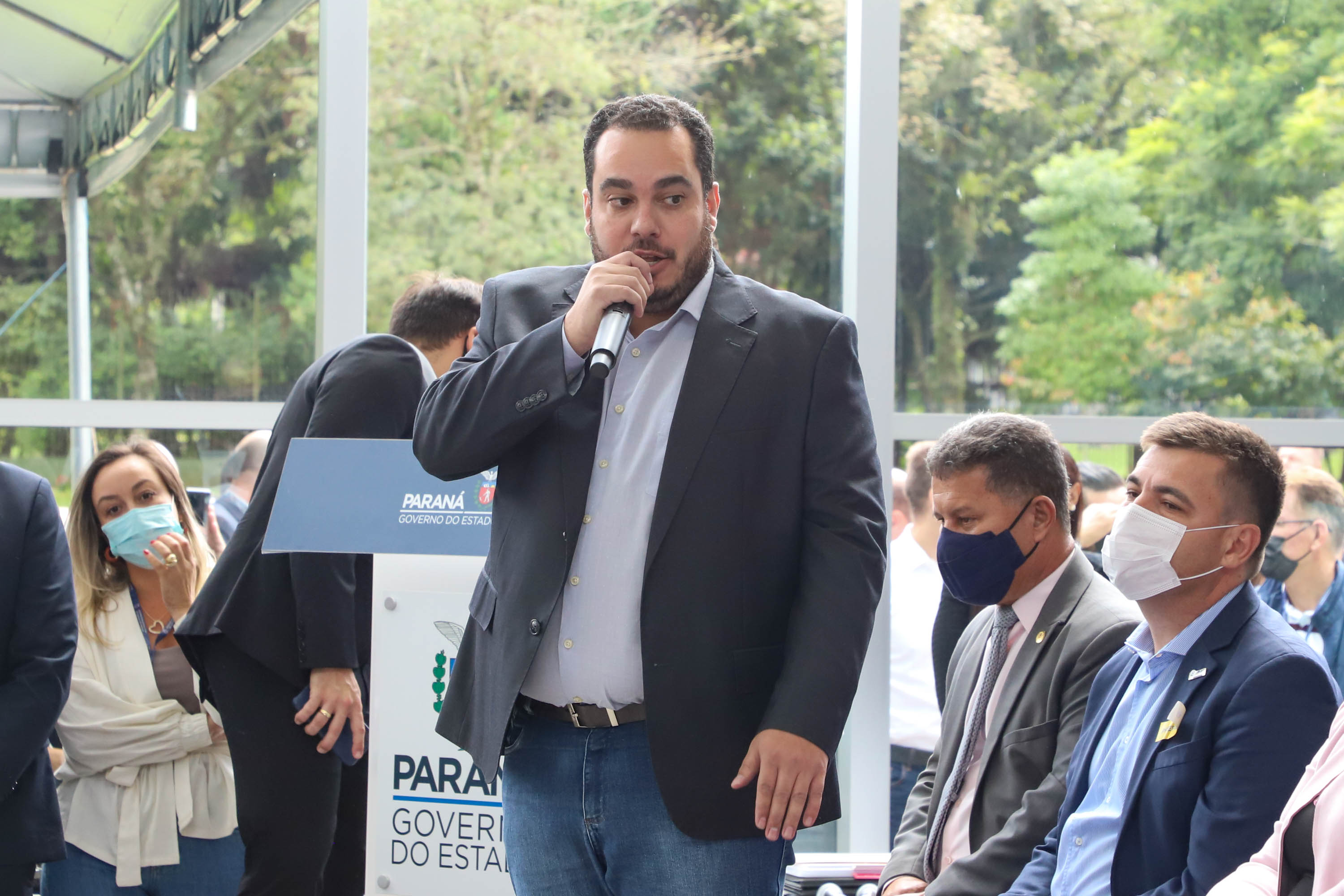 Governador Carlos Massa Ratinho Junior Libera 420 Milhoes para açoes de Desenvolvimento Urbano em quase 300 Municipios do Estado. Foto: Ari Dias/ AEN.