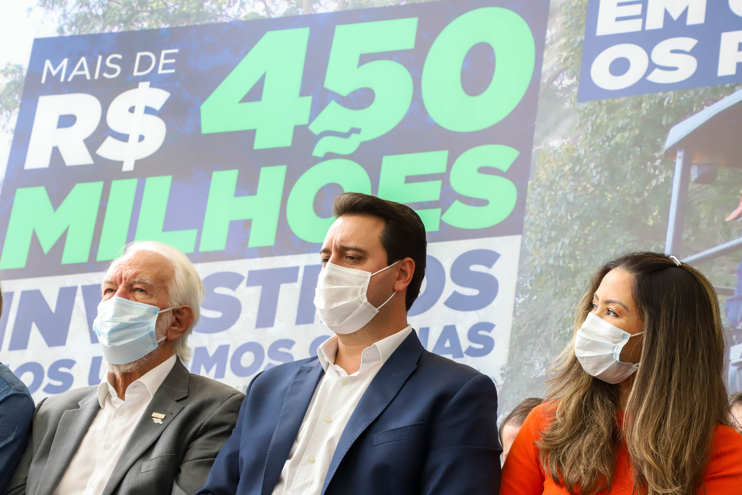 Governador Carlos Massa Ratinho Junior Libera 420 Milhoes para açoes de Desenvolvimento Urbano em quase 300 Municipios do Estado. Foto: Ari Dias/ AEN.