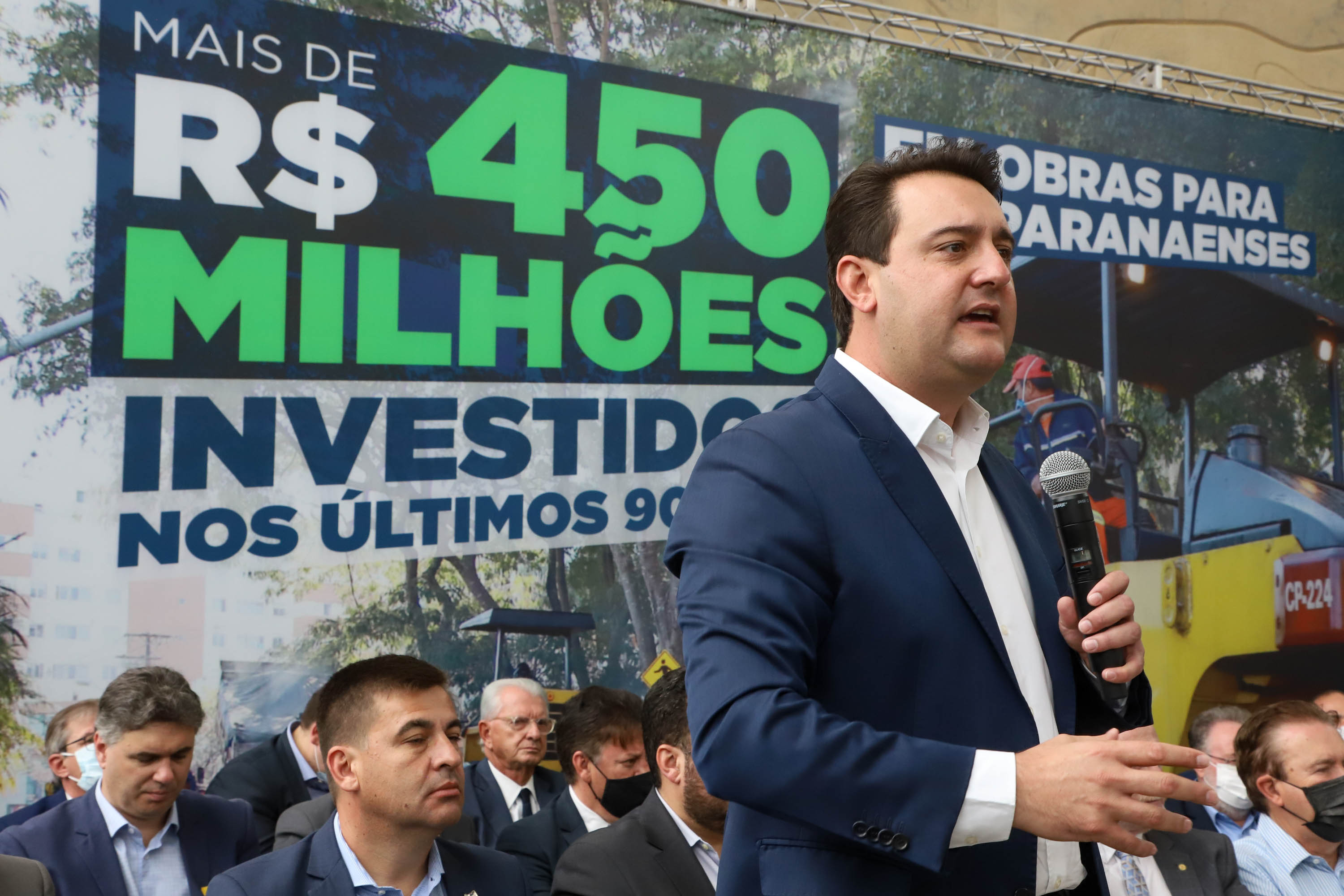 Governador Carlos Massa Ratinho Junior Libera 420 Milhoes para açoes de Desenvolvimento Urbano em quase 300 Municipios do Estado. Foto: Ari Dias/ AEN.