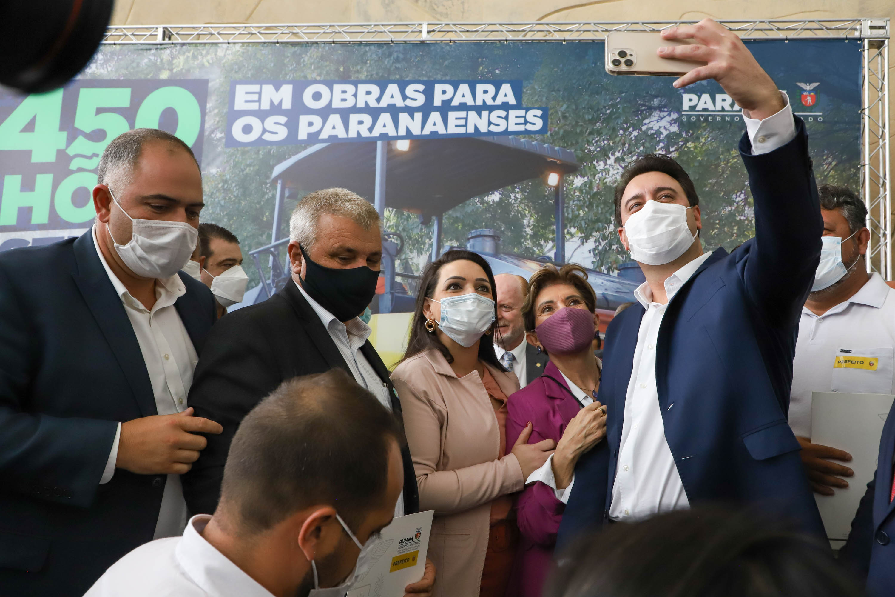 Governador Carlos Massa Ratinho Junior Libera 420 Milhoes para açoes de Desenvolvimento Urbano em quase 300 Municipios do Estado. Foto: Ari Dias/ AEN.