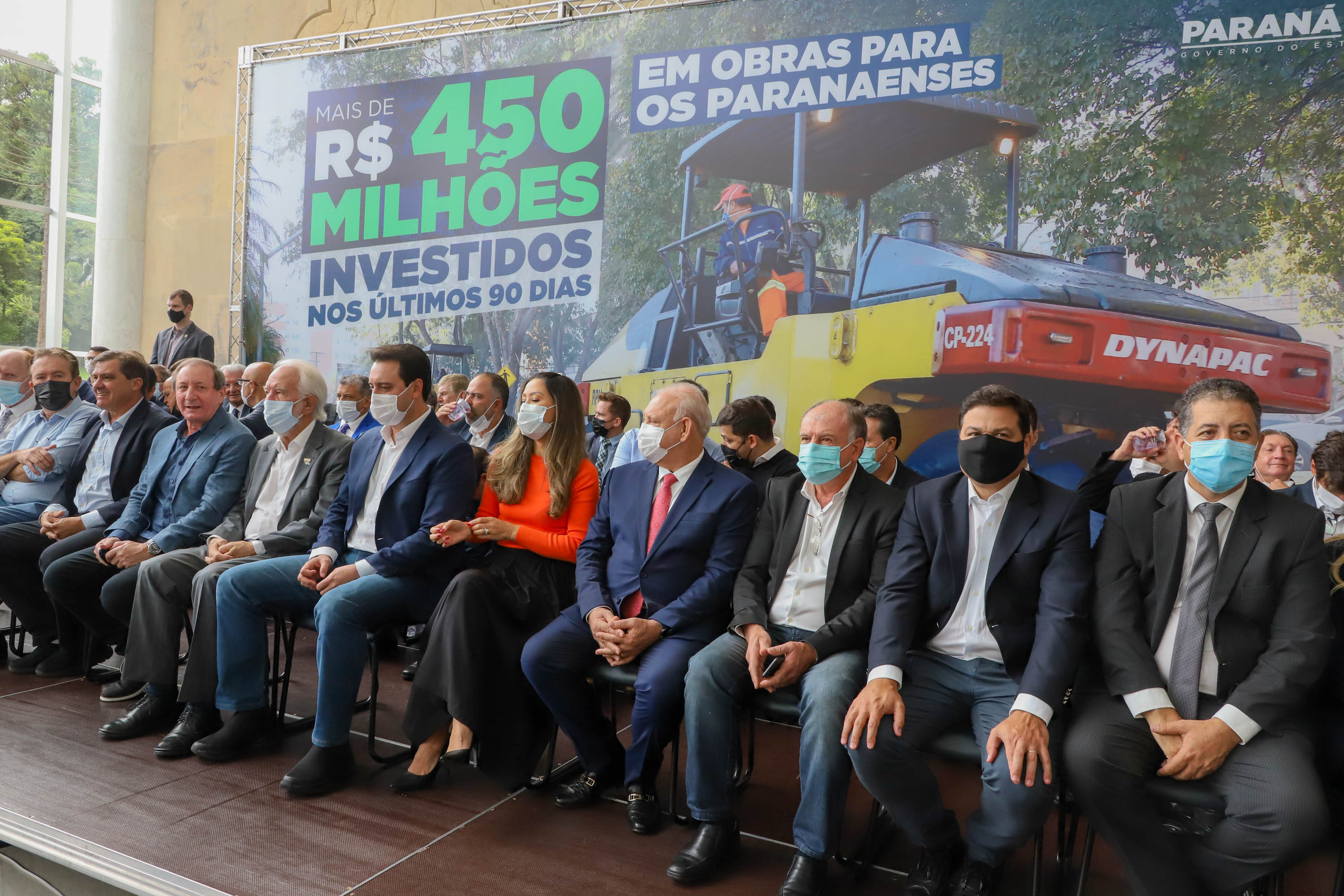 Governador Carlos Massa Ratinho Junior Libera 420 Milhoes para açoes de Desenvolvimento Urbano em quase 300 Municipios do Estado. Foto: Ari Dias/ AEN.