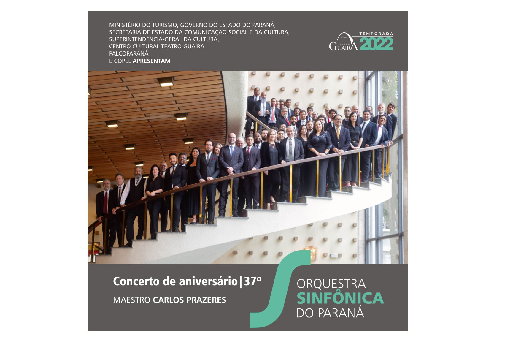 Orquestra Sinfônica do Paraná se apresenta em quatro cidades em maio
