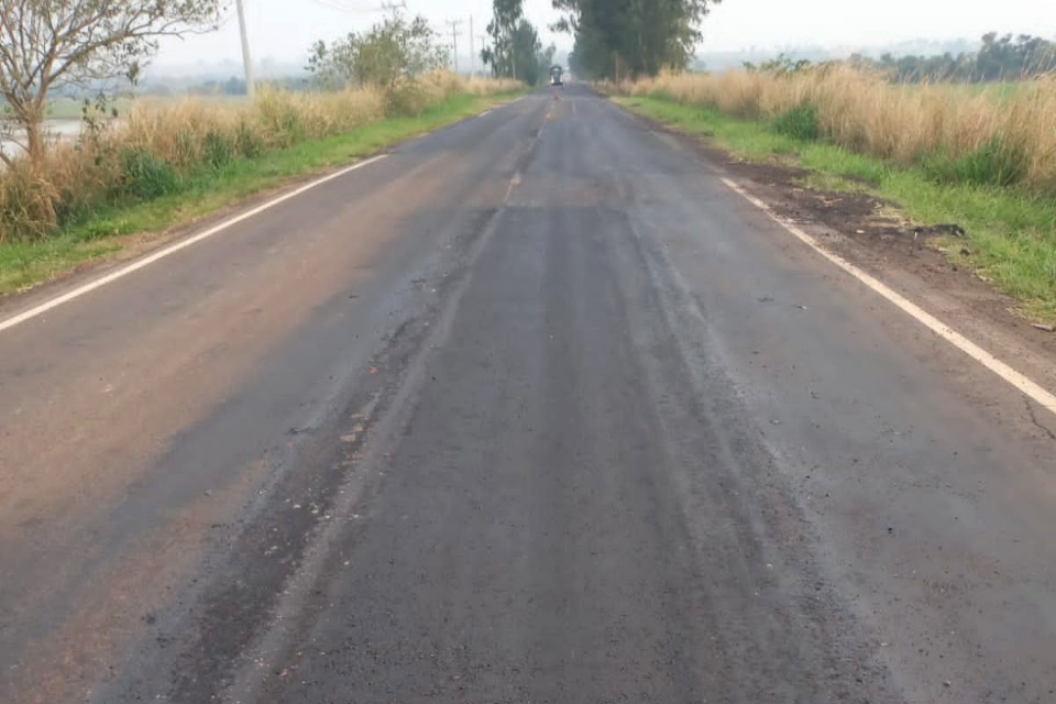 Governo realiza obras de conservação da PR-576 no Noroeste do Paraná