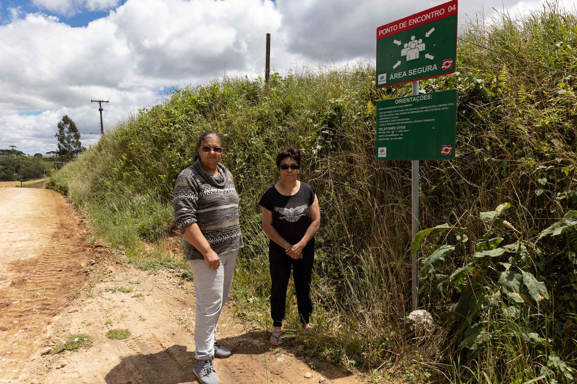 Sanepar simula evacuação no entorno da Barragem Miringuava, em São José dos Pinhais