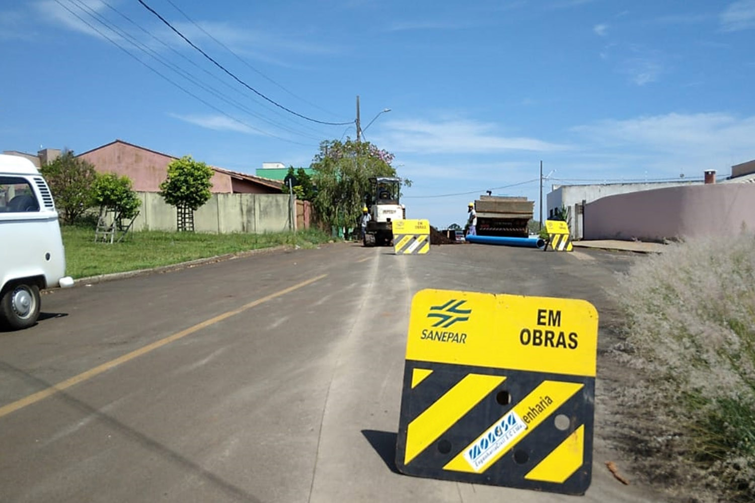 Sanepar sensibiliza população de Tamarana para receber nova obra de água