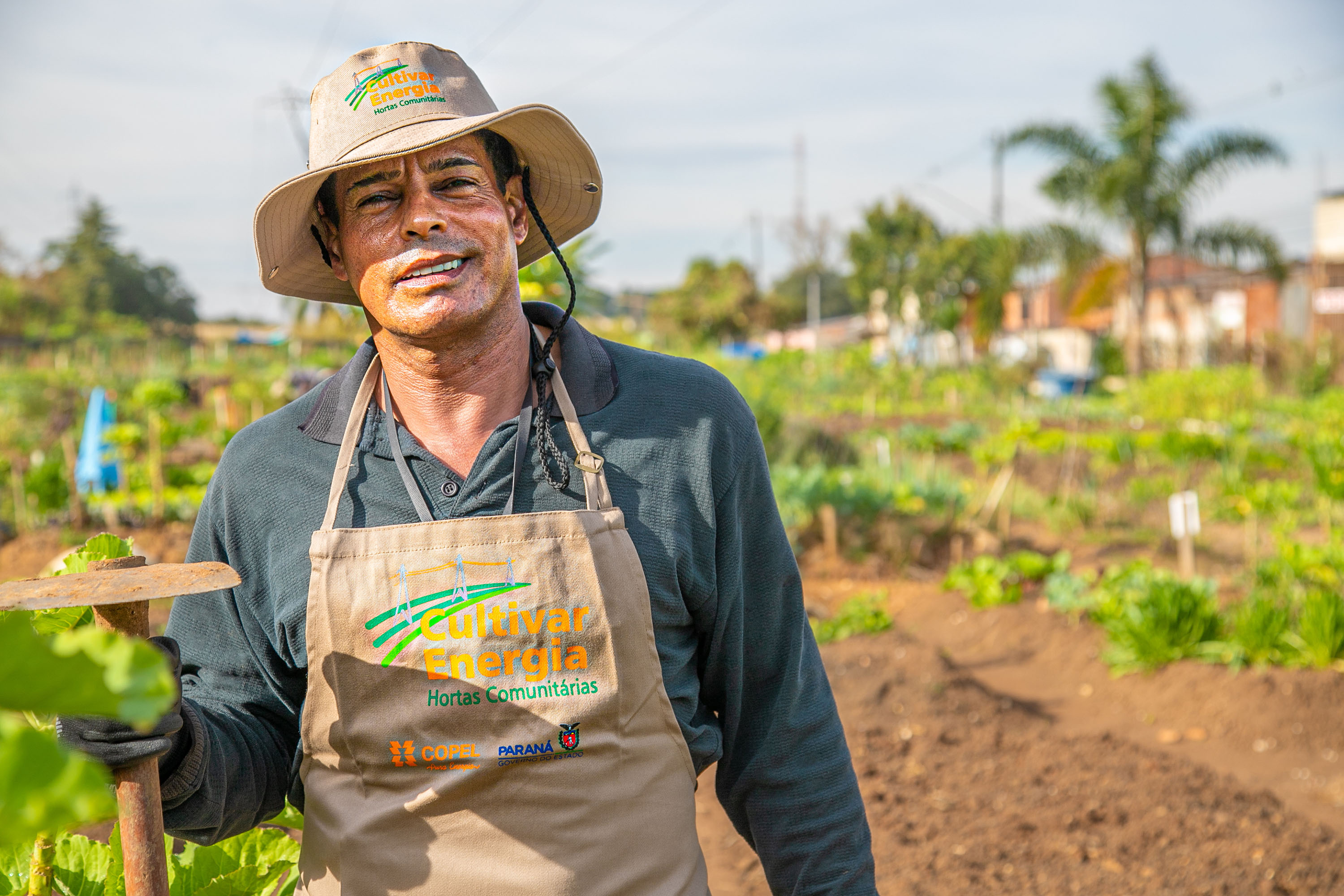 Hortas urbanas sob linhas de energia produzem toneladas de alimentos orgânicos no PR