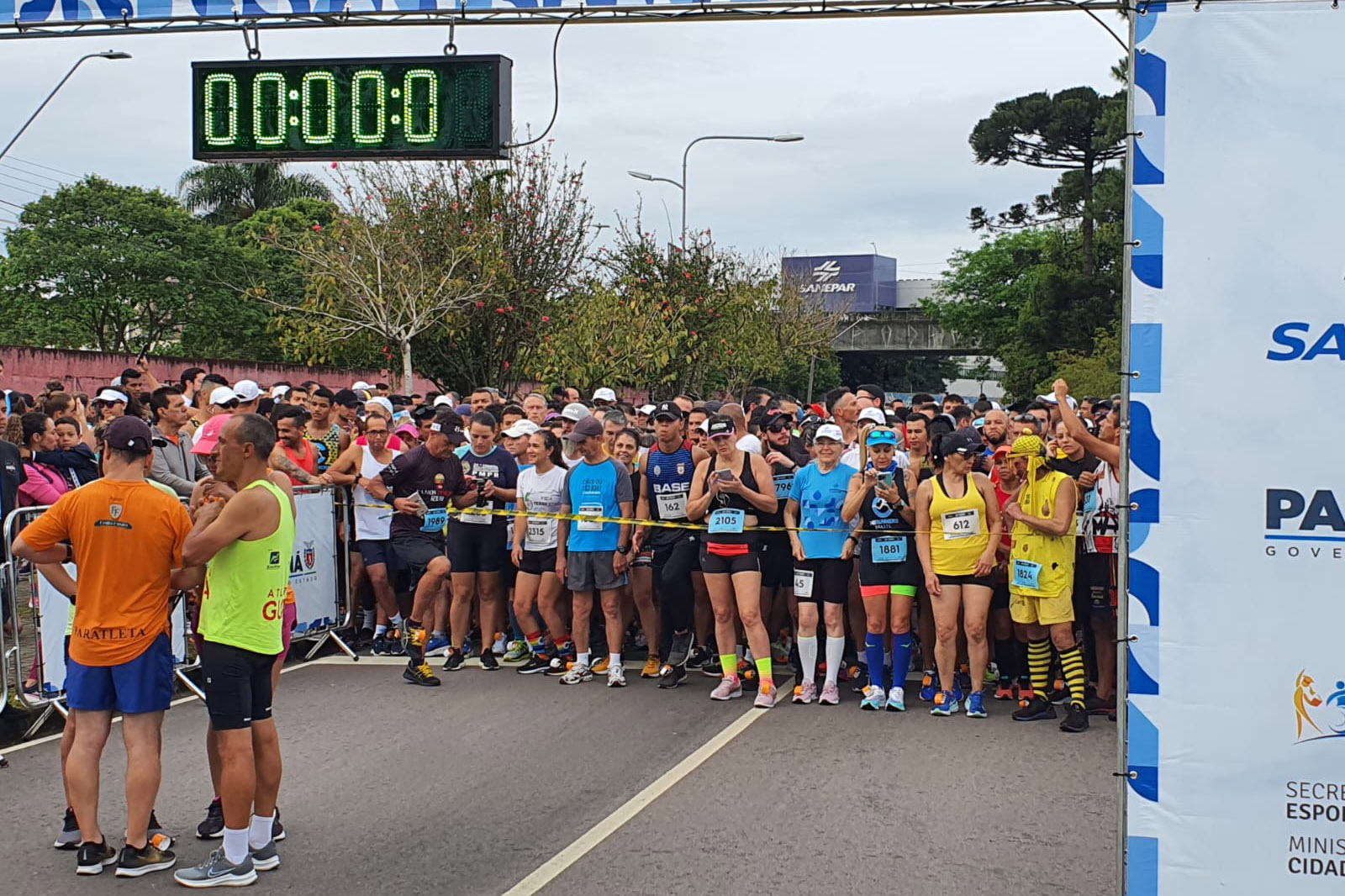 Corrida da Sanepar reúne 2.600 participantes em Curitiba
