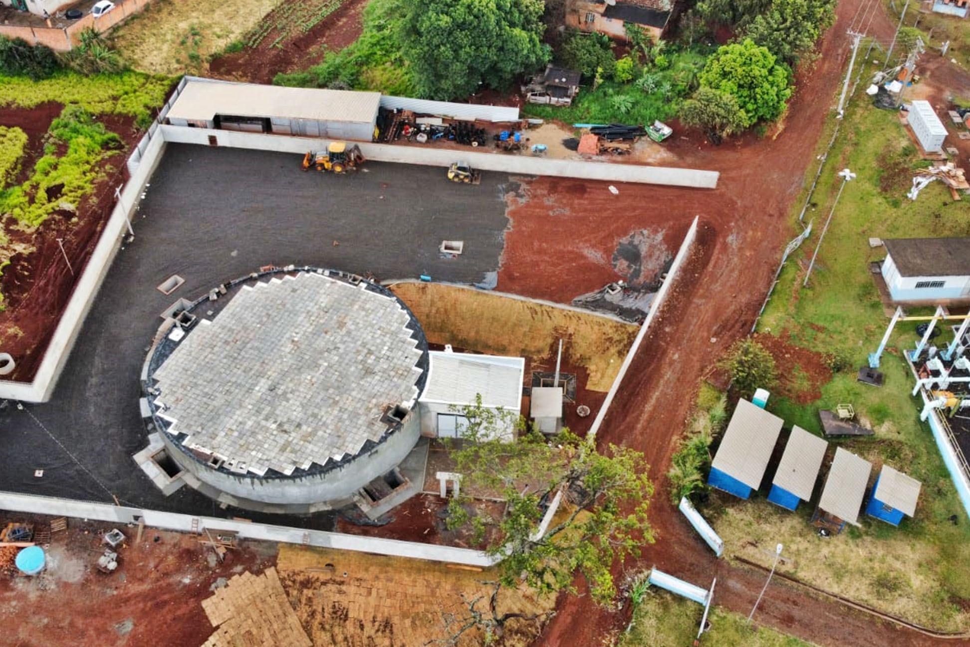 Obras da Sanepar avançam para mais que dobrar produção e reservação de água em Apucarana