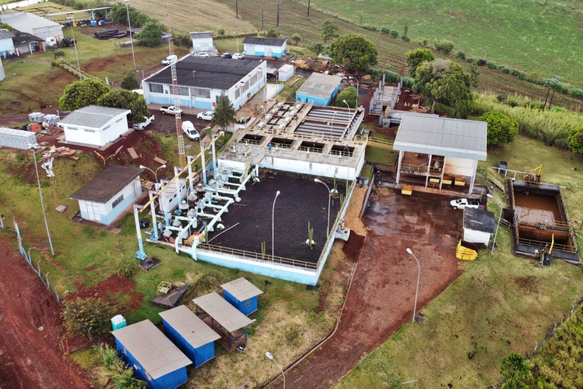 Obras da Sanepar avançam para mais que dobrar produção e reservação de água em Apucarana