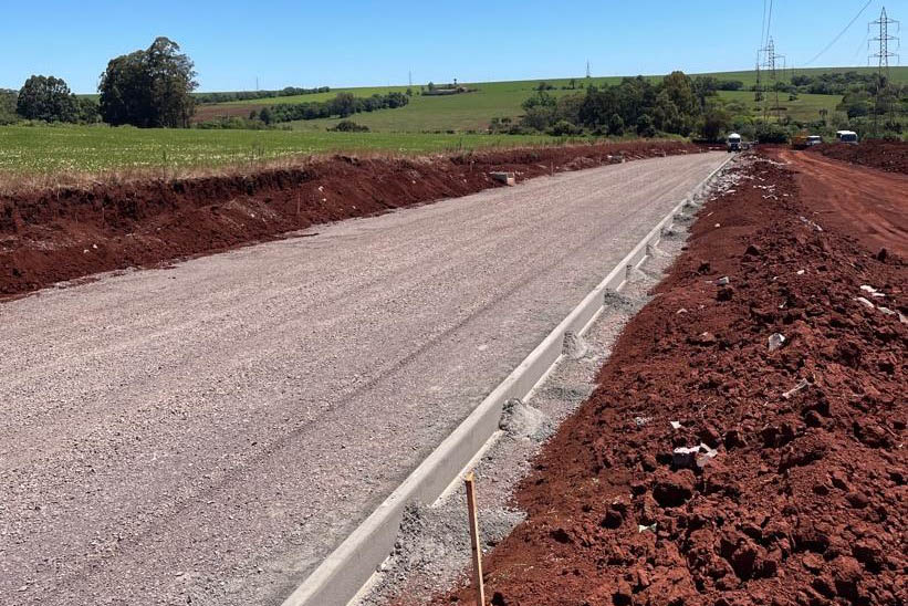 Duplicação do Contorno Oeste de Cascavel chega a 78% das obras executadas