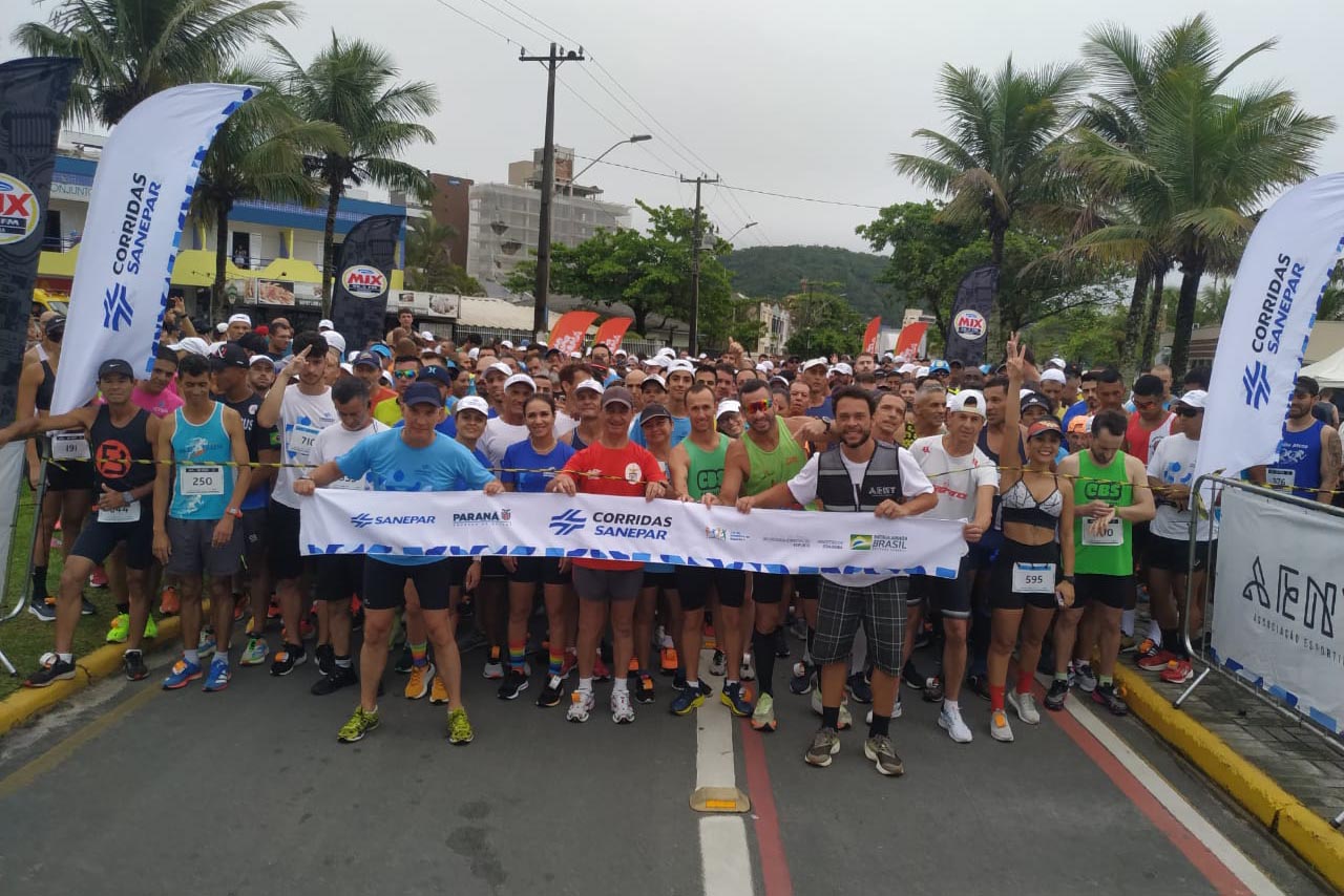 Corrida da Sanepar em Guaratuba reúne mais de mil atletas