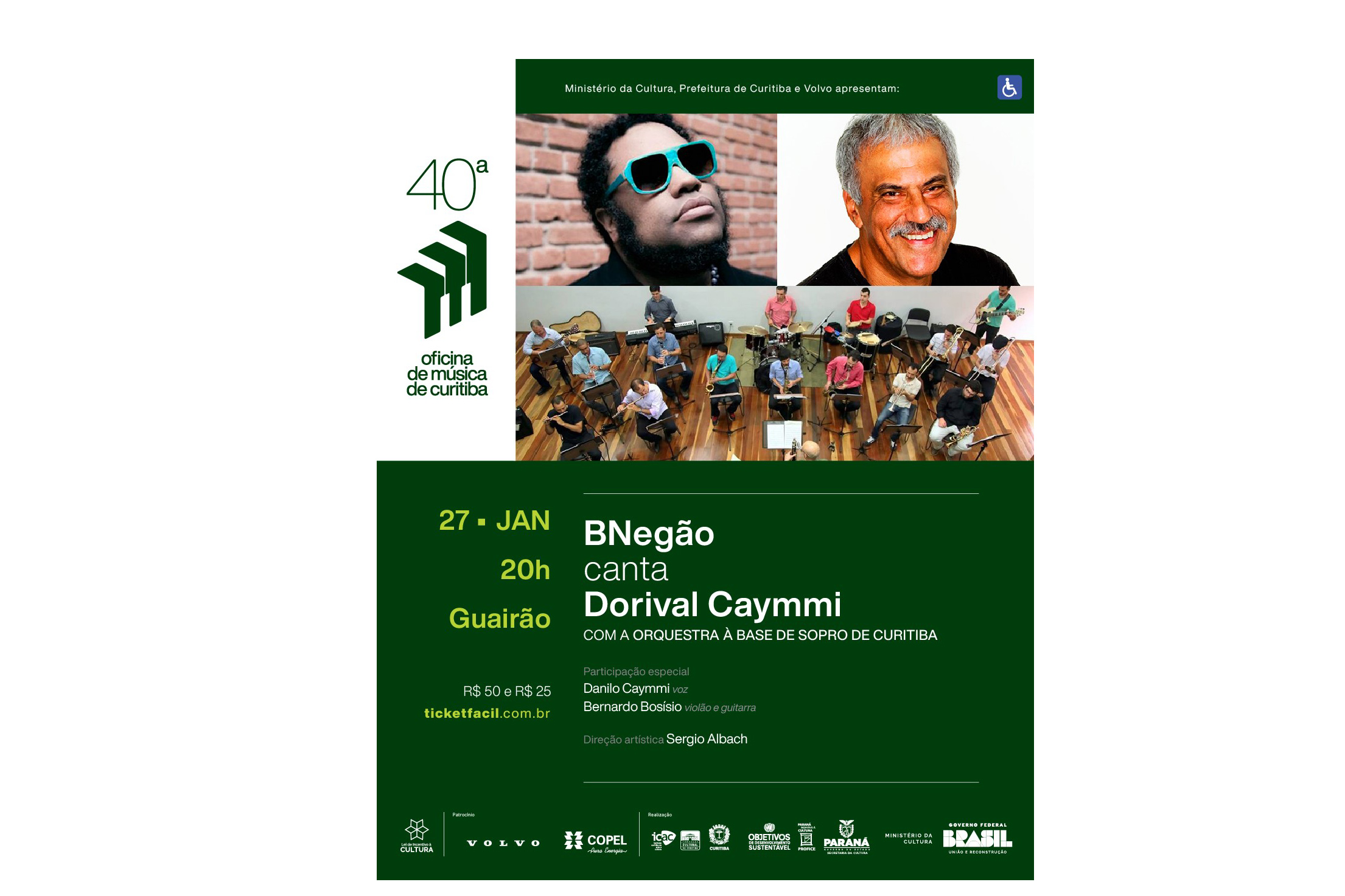 Teatro Guaíra recebe grandes espetáculos da 40ª Oficina de Música