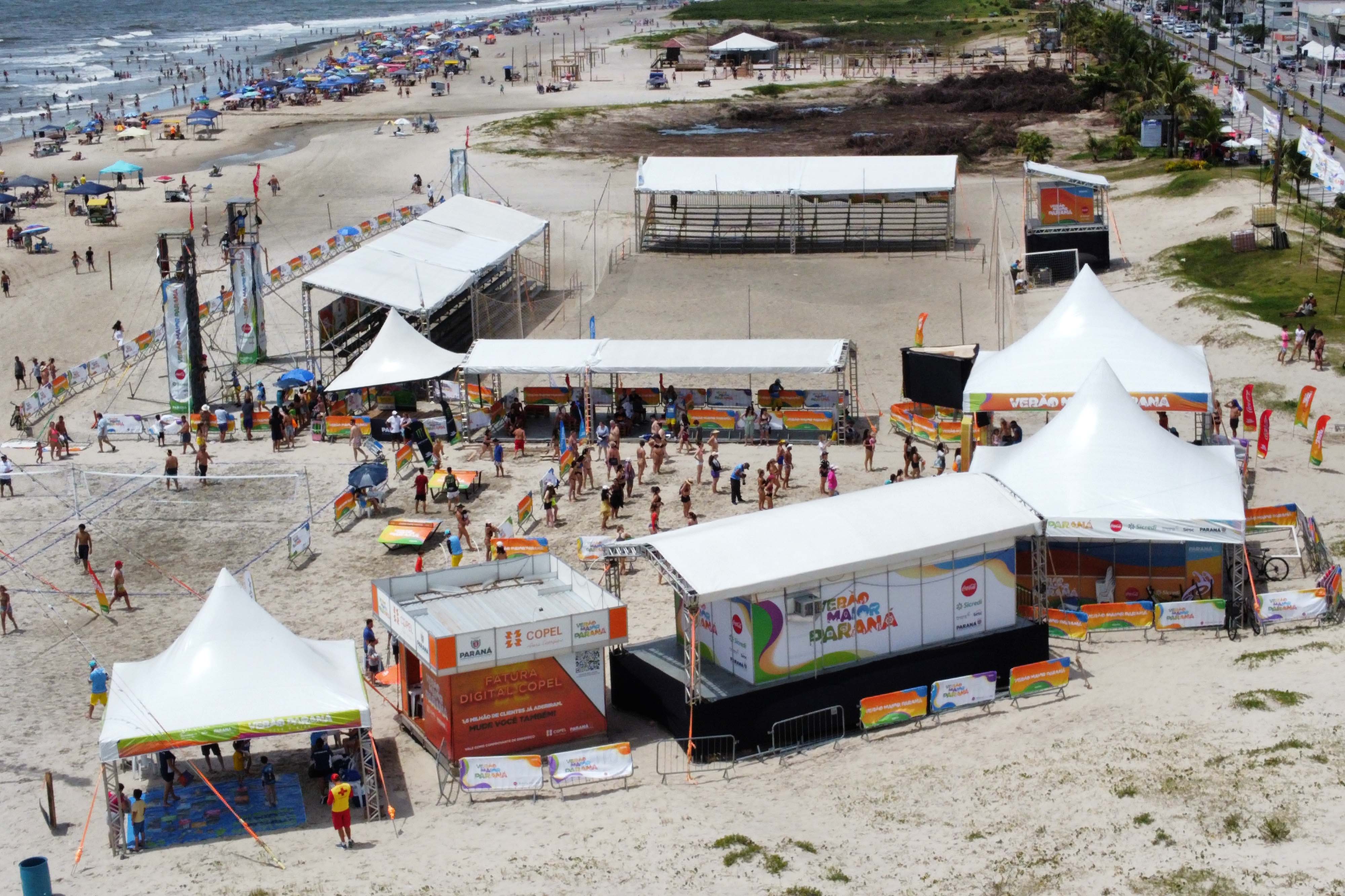 Esporte conclui a terceira semana com mais de 470 mil atendimentos no Verão Maior Paraná