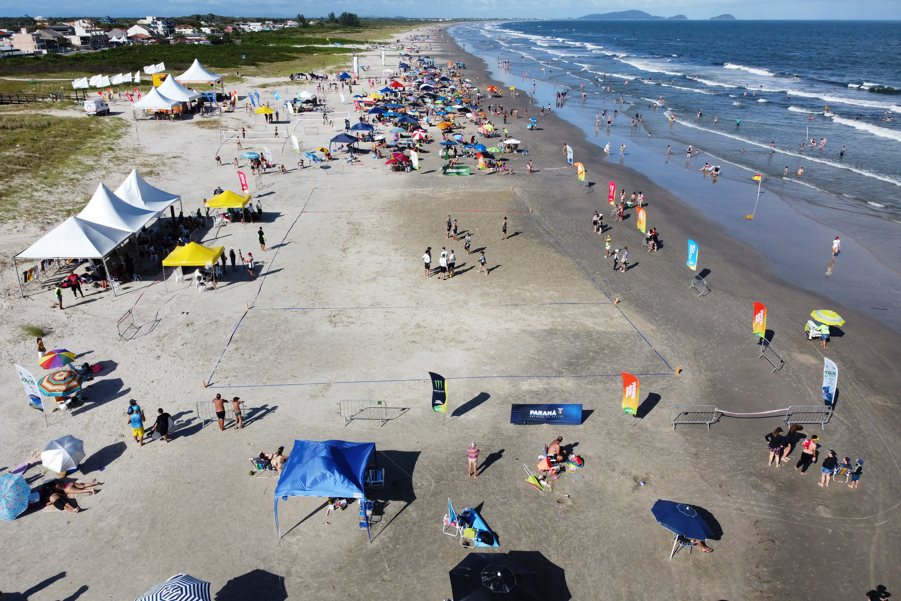 Campeonato de Beach-Flag.