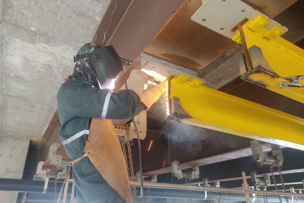 Viaduto da BR-277 ganha forma na nova Perimetral Leste em Foz do Iguaçu [DM]