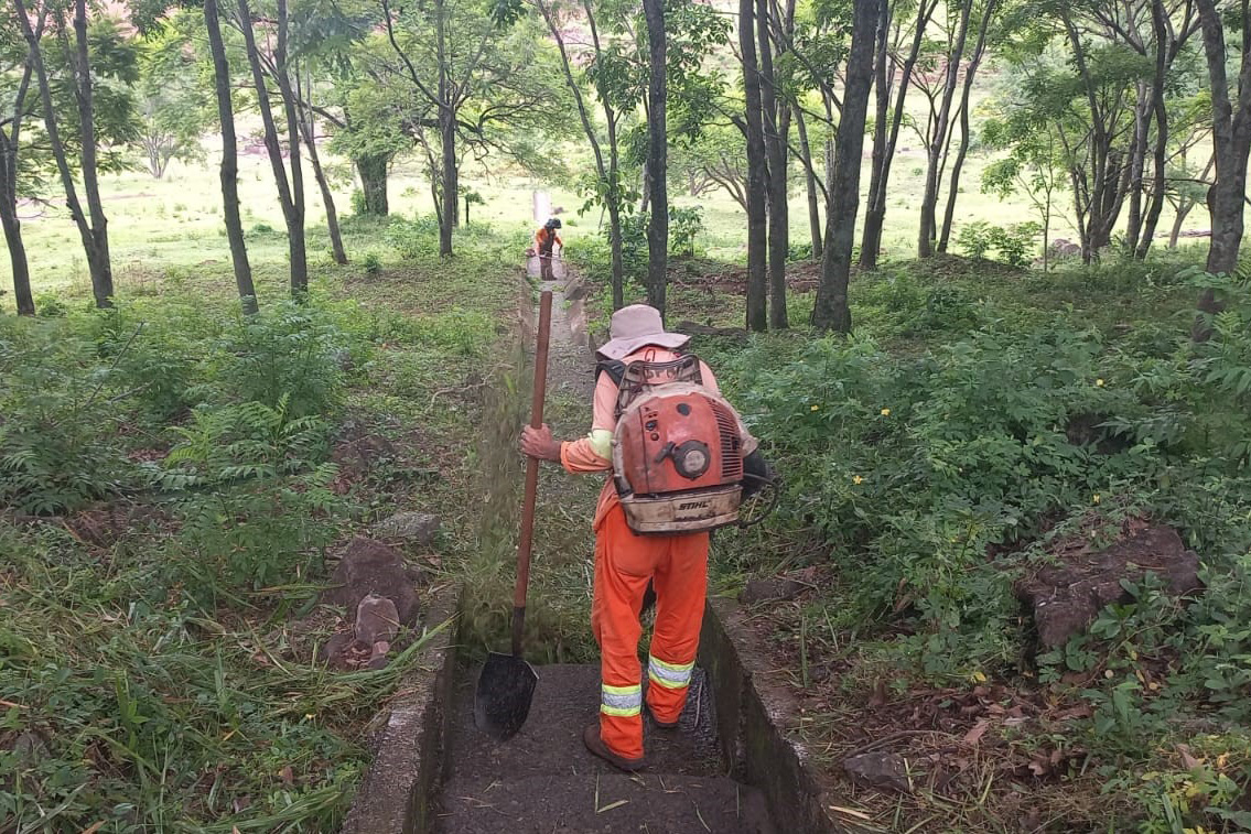 Rodovia estadual de Mandaguari recebe serviços de conservação, pintura e roçada