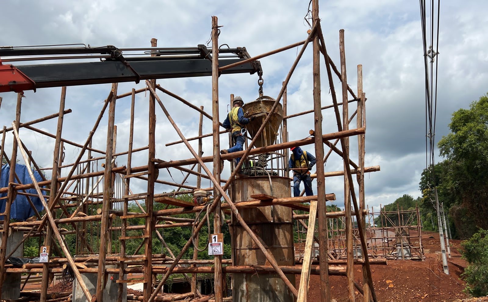 Progresso da duplicação da Rodovia das Cataratas registra salto no início do ano