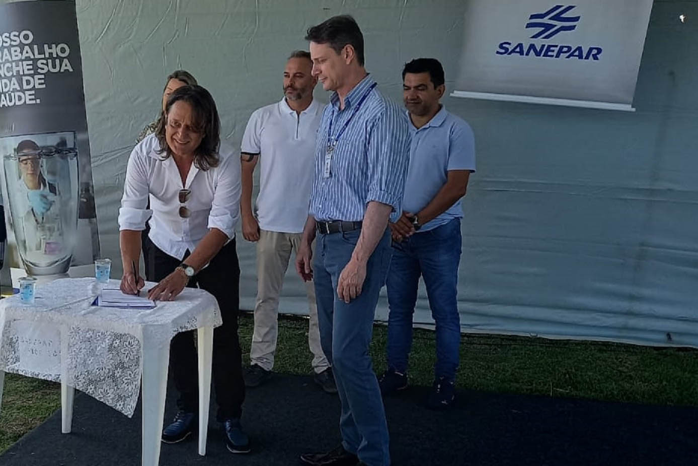 Investimentos compreendem a ampliação do sistema de esgoto e implantação de sistema integrado de água tratada de Santa Tereza do Oeste com Cascavel