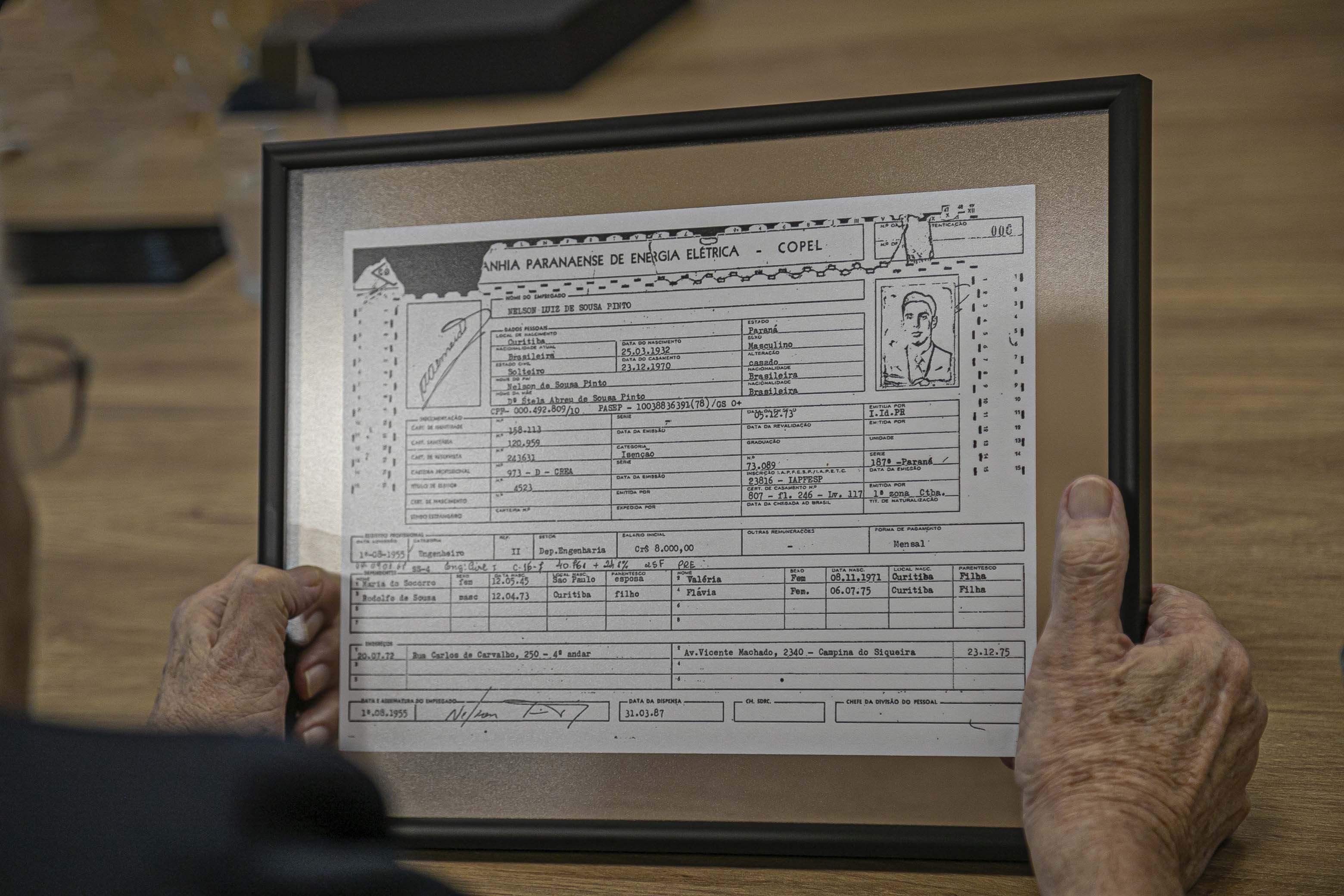 Referência em engenharia hidráulica, Nelson Pinto doa acervo de projetos à Copel