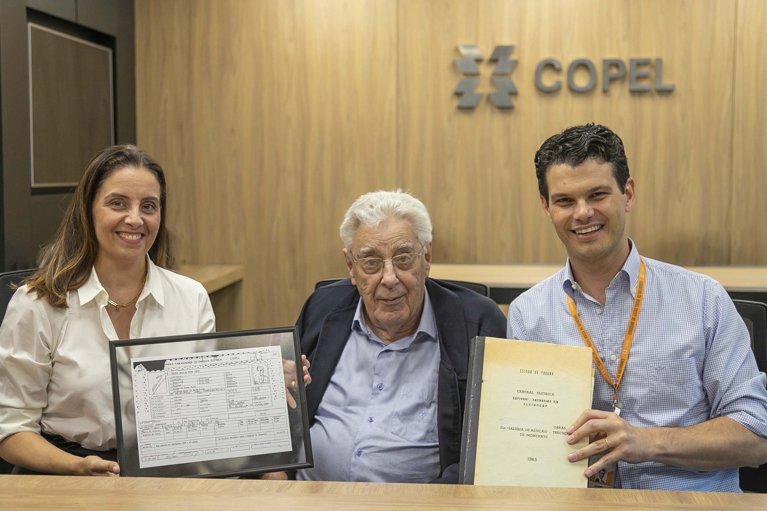 Referência em engenharia hidráulica, Nelson Pinto doa acervo de projetos à Copel