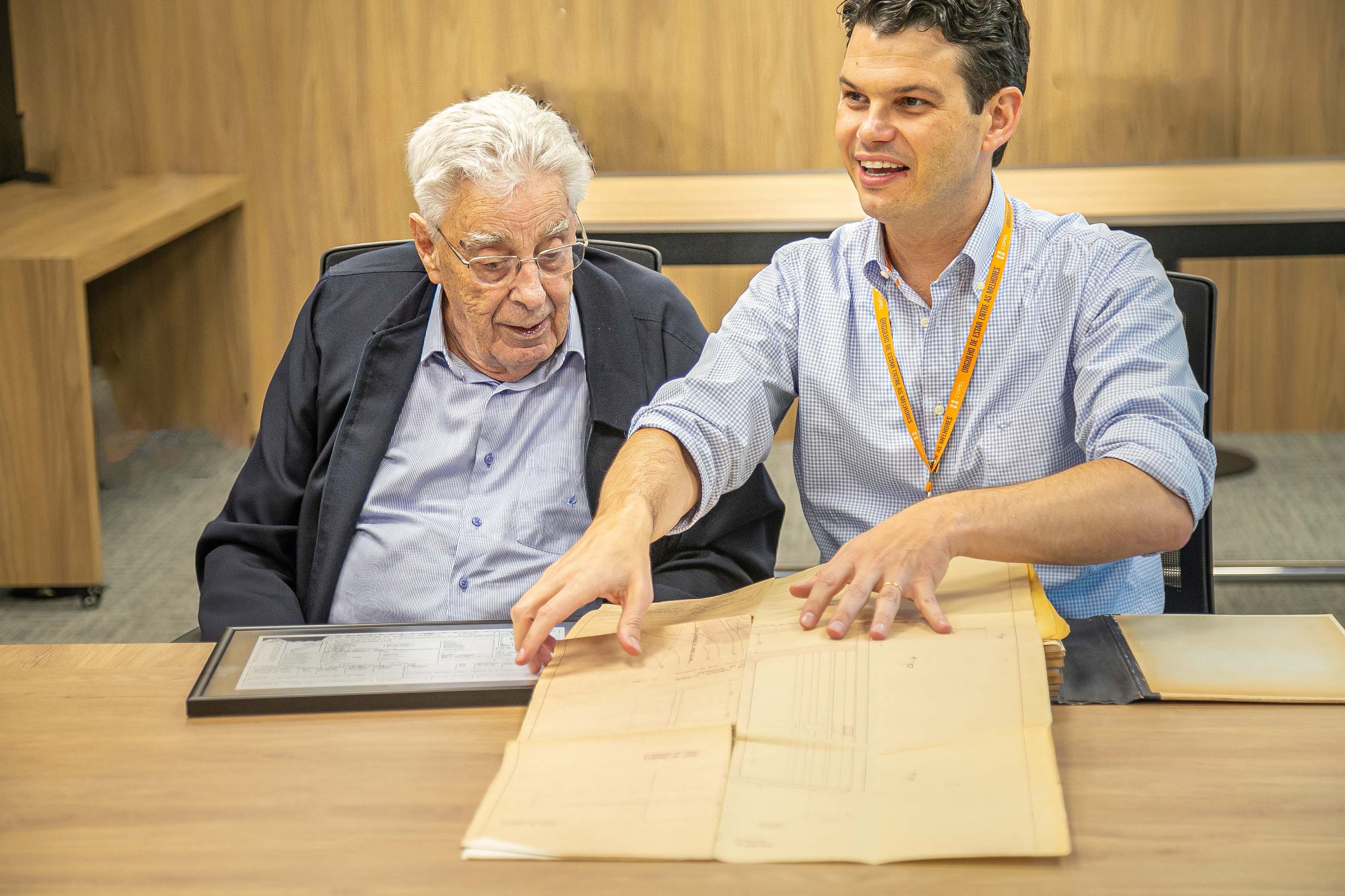 Referência em engenharia hidráulica, Nelson Pinto doa acervo de projetos à Copel