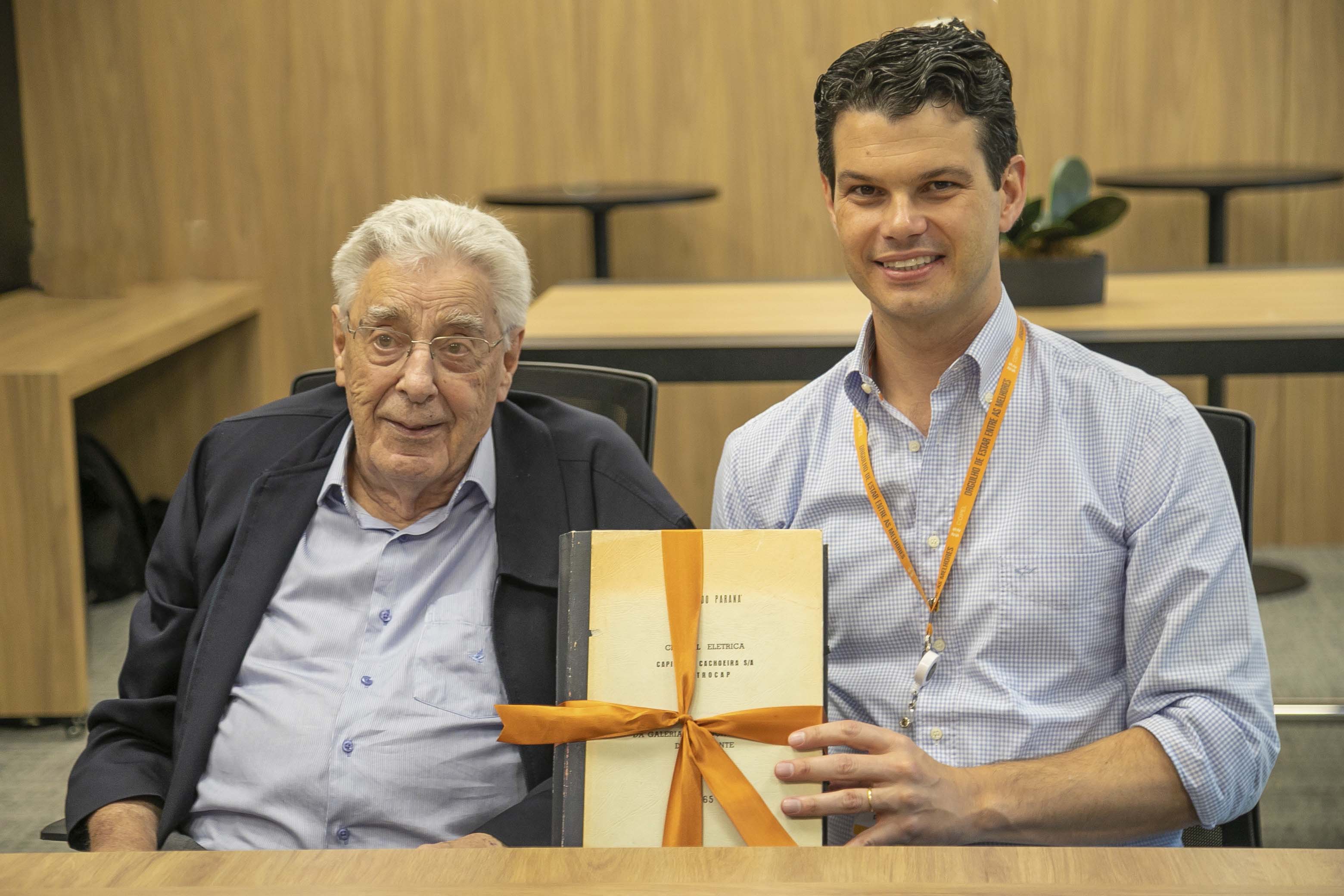 Referência em engenharia hidráulica, Nelson Pinto doa acervo de projetos à Copel