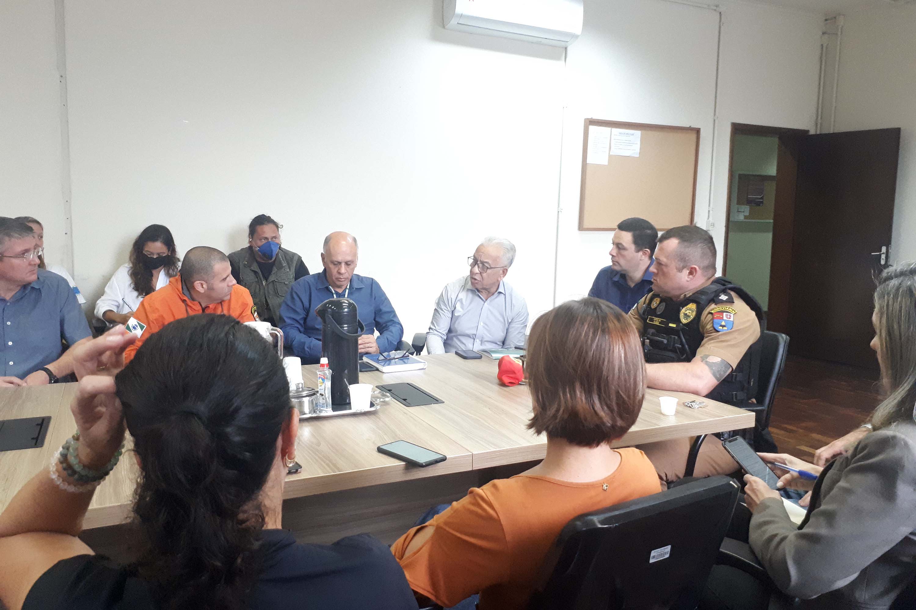 Reunião prevenção à gripe aviária