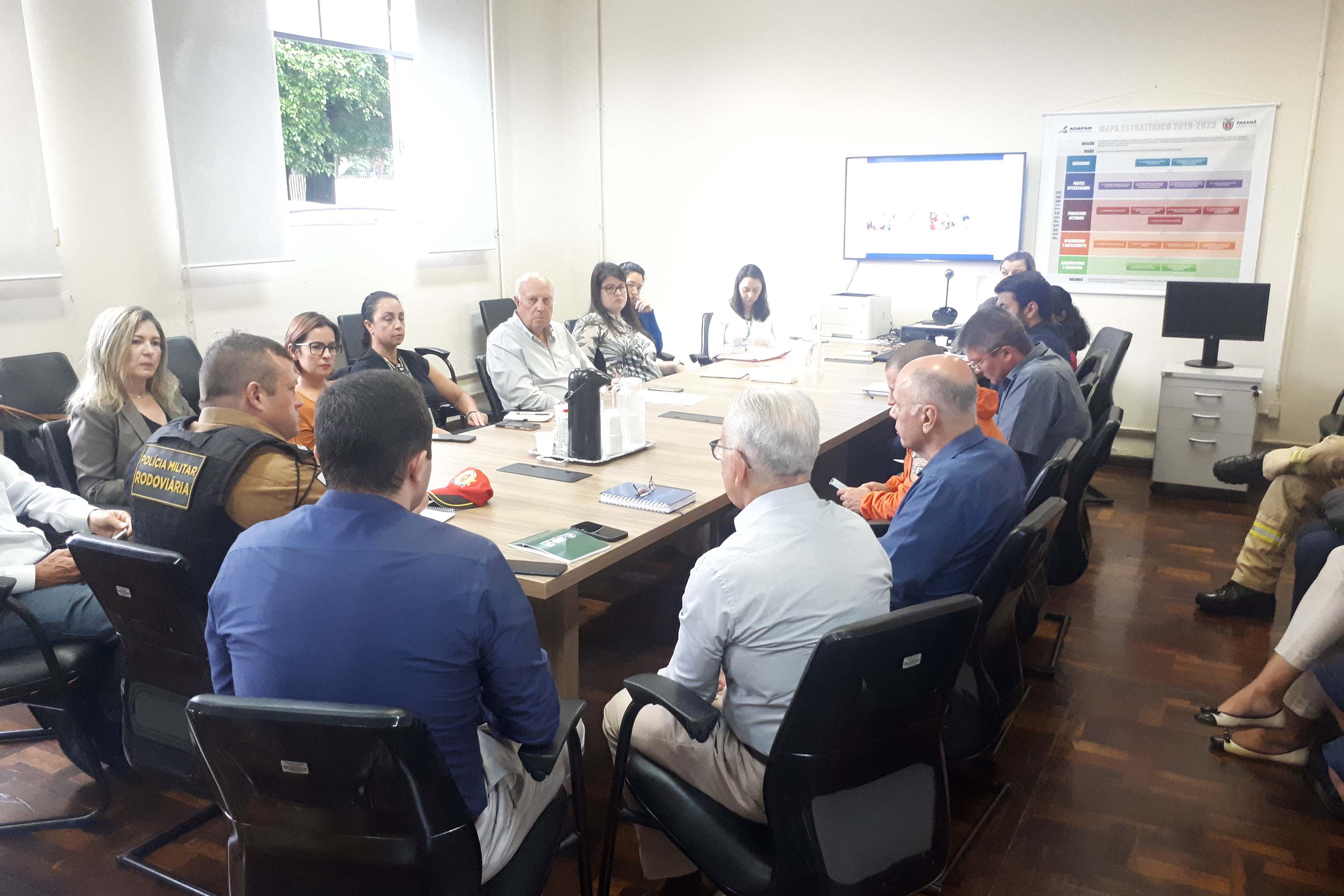 Reunião prevenção à gripe aviária