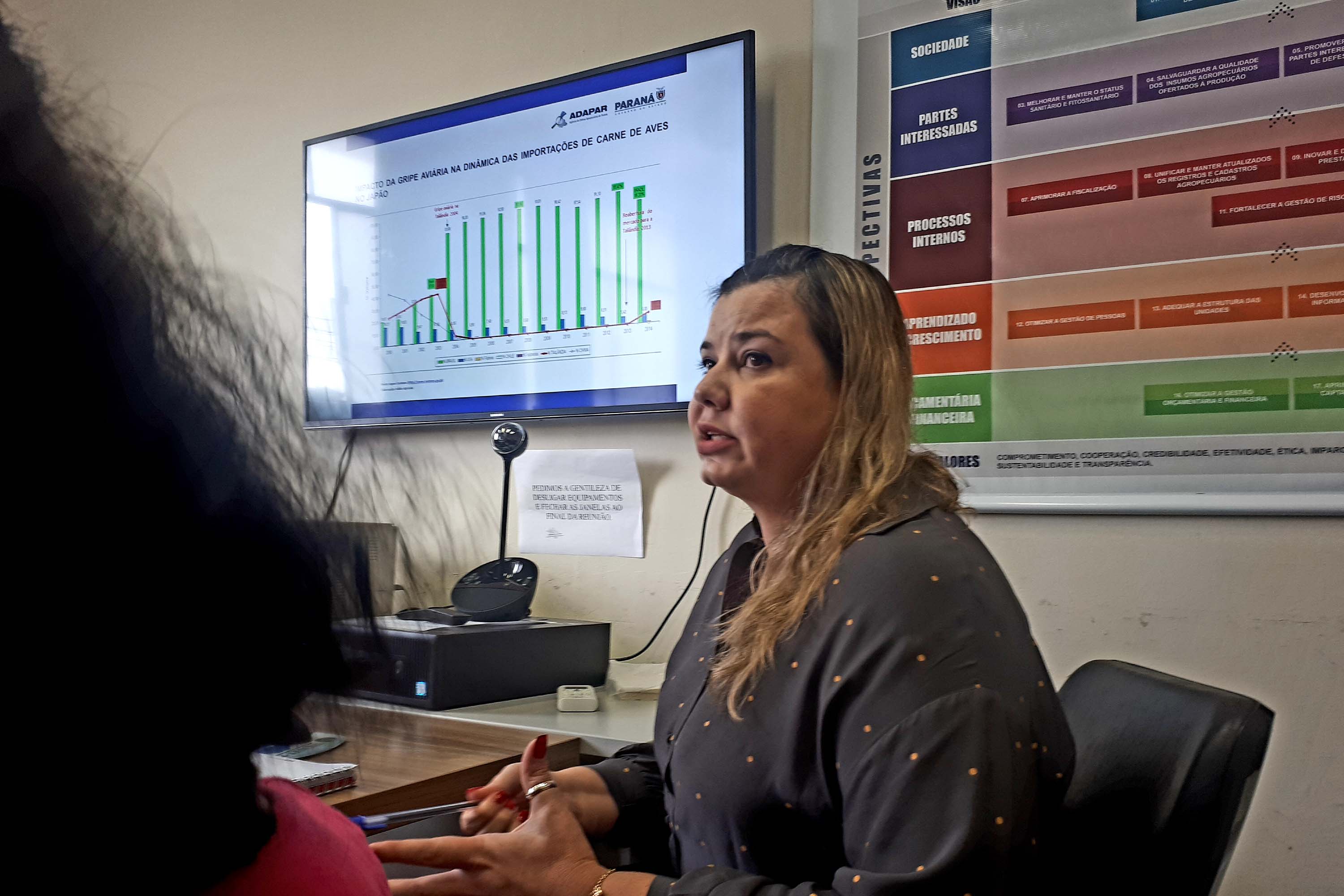 Reunião prevenção à gripe aviária