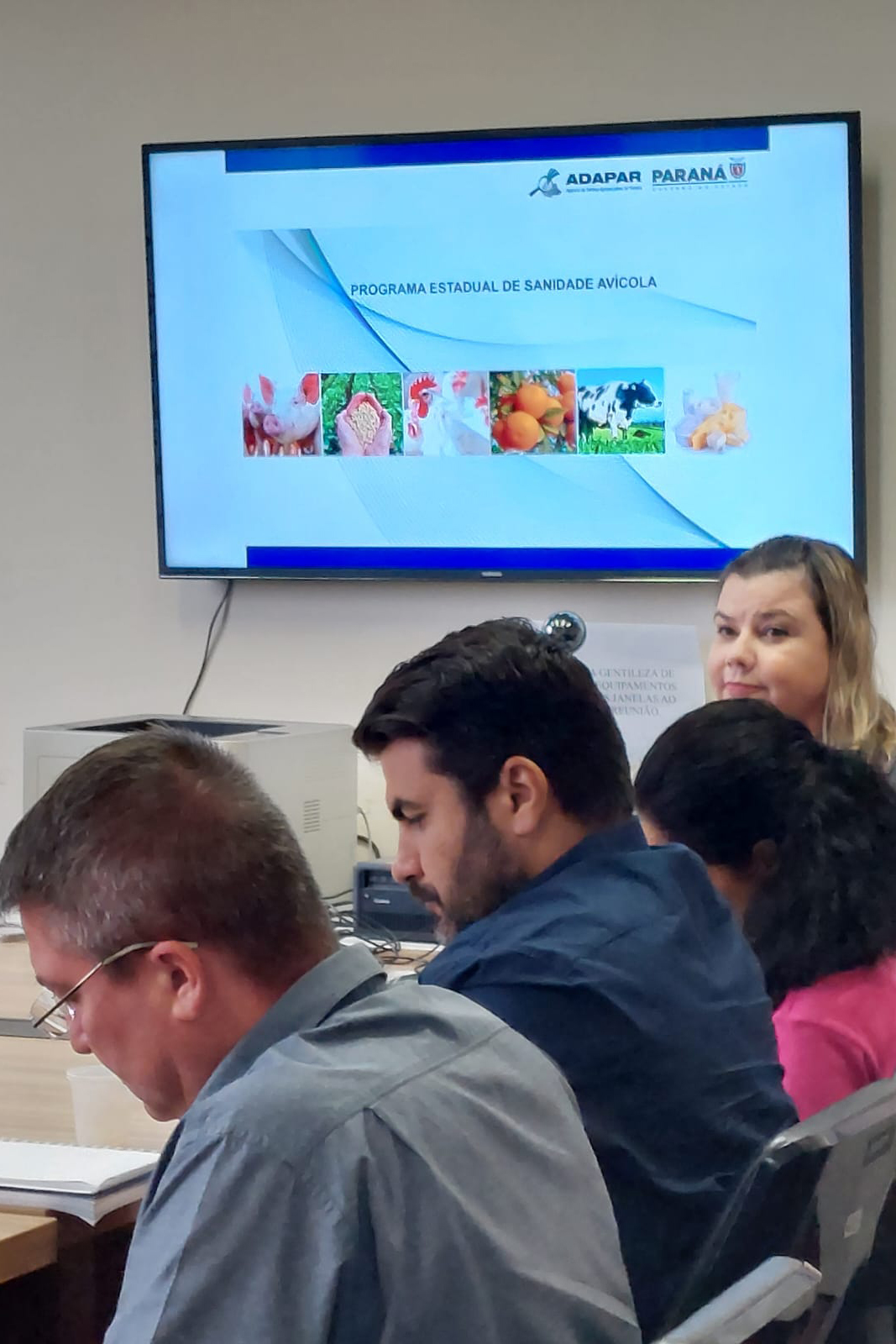 Reunião prevenção à gripe aviária