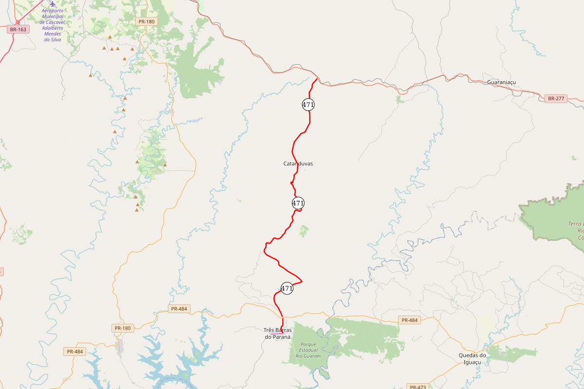 PR-471 Catanduvas a Três Barras do Paraná