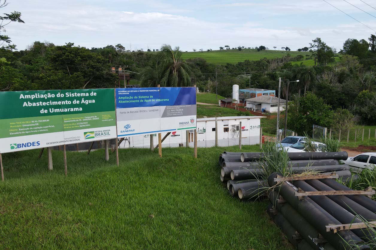 Investimentos de R$ 41,7 milhões aumentam em 50% produção de água em Umuarama