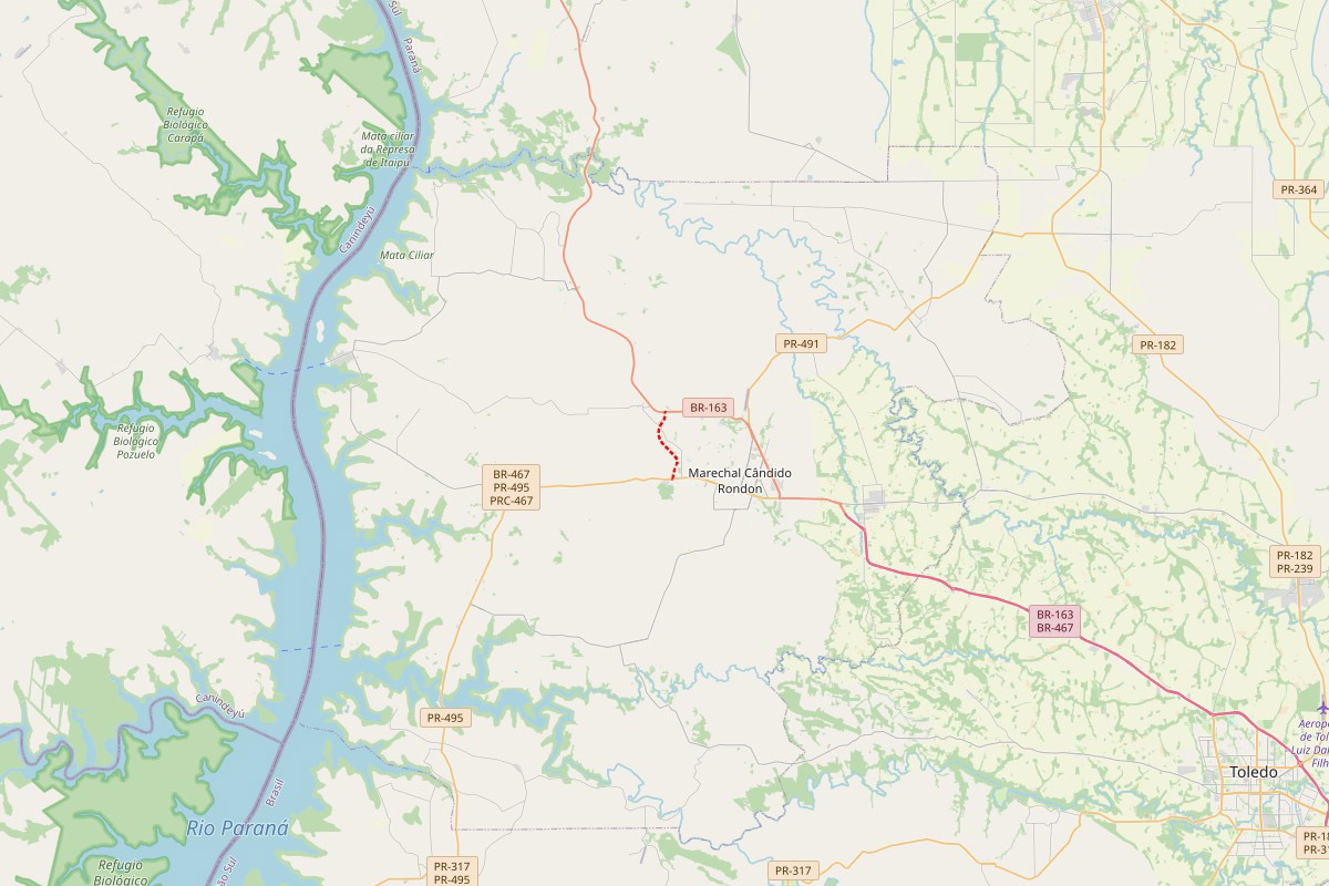 Novo contorno de Marechal Cândido Rondon passa dos 50% de execução