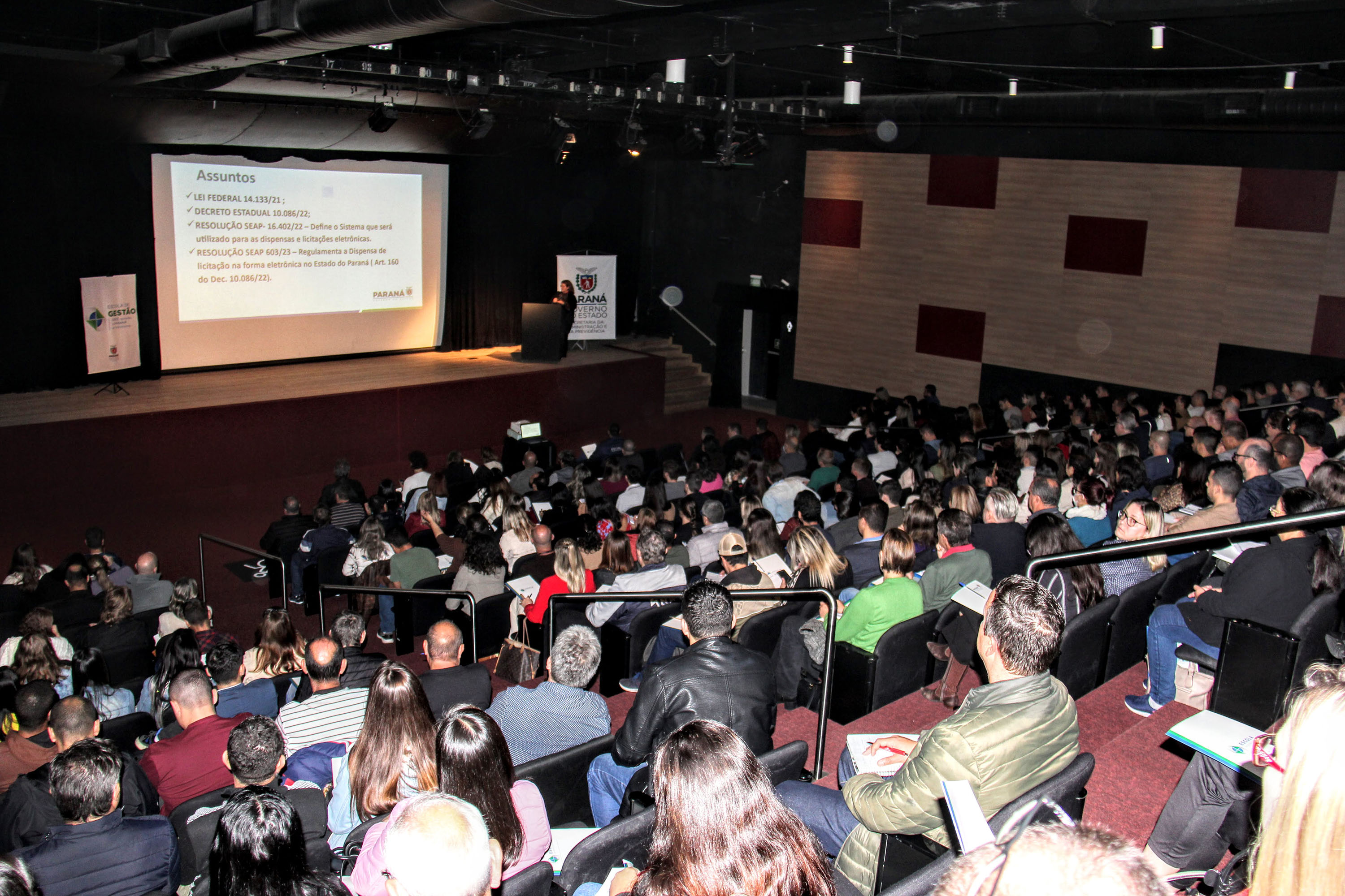 Capacitação sobre nova lei de licitações SEAP