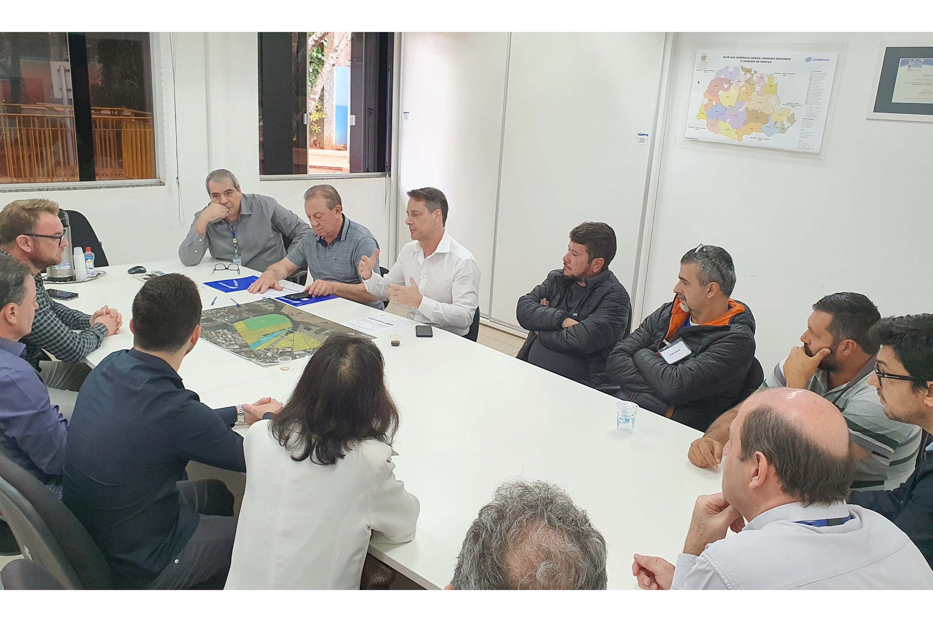 Presidente da Sanepar cumpre agenda no Norte e Noroeste do Estado