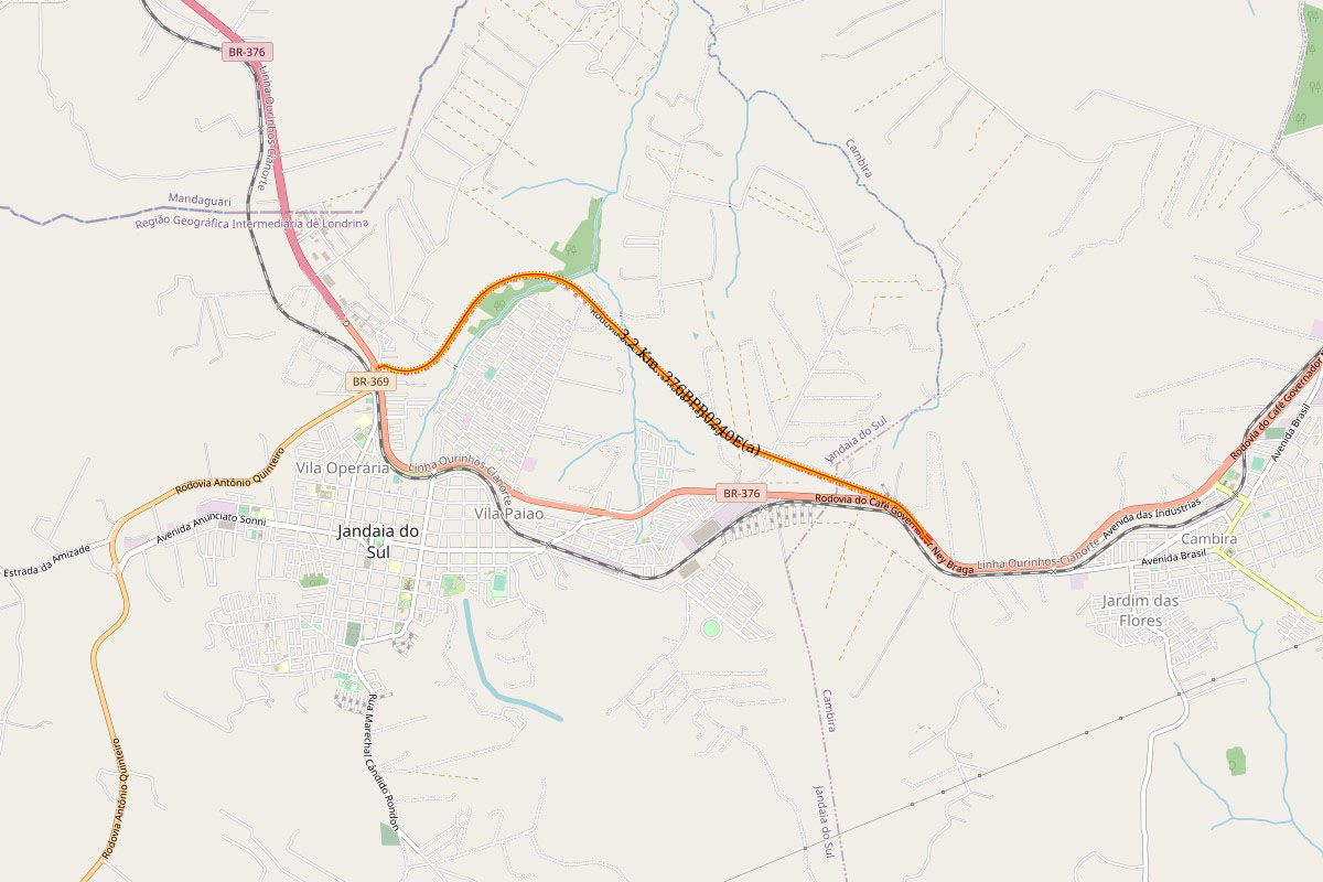 Contorno de Jandaia do Sul
