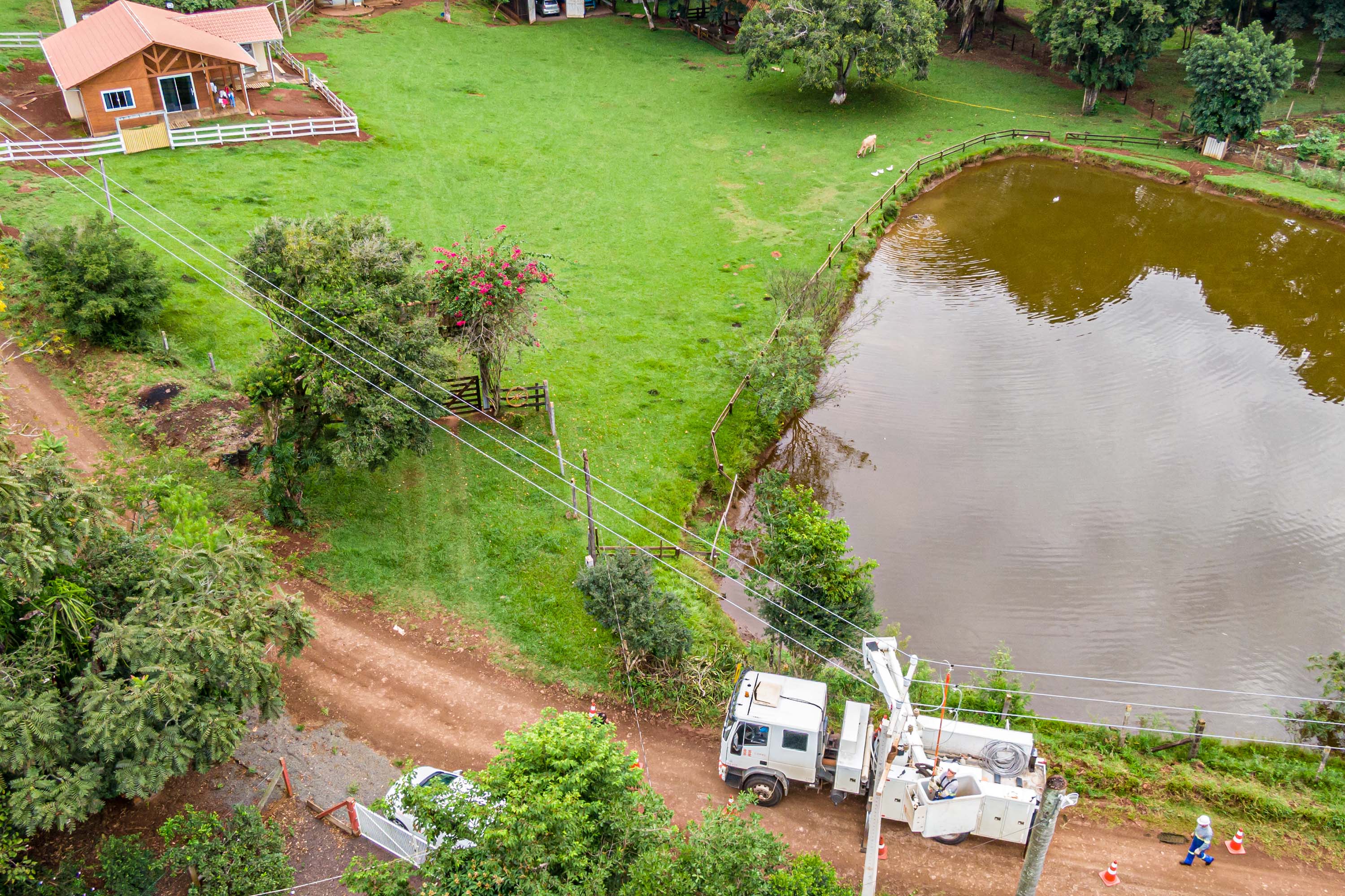 Paraná Trifásico entrega 12,5 mil km de novas redes e alcança 50% do programado