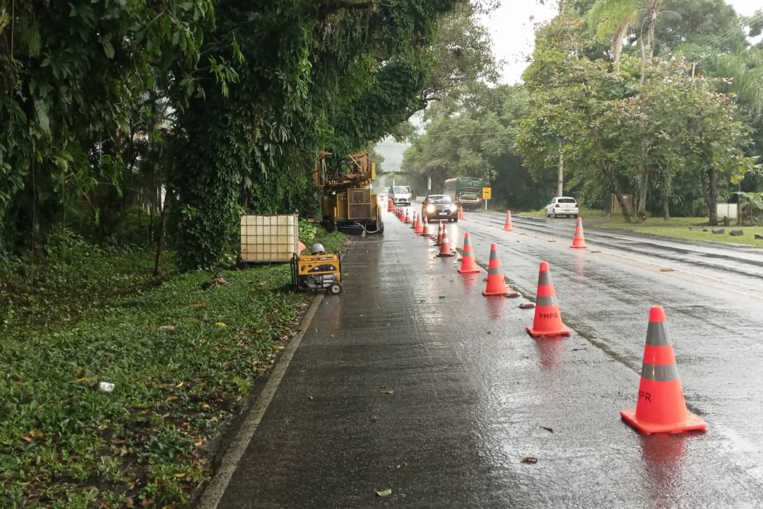 Ponte de Guaratuba - sondagens em Caiobá